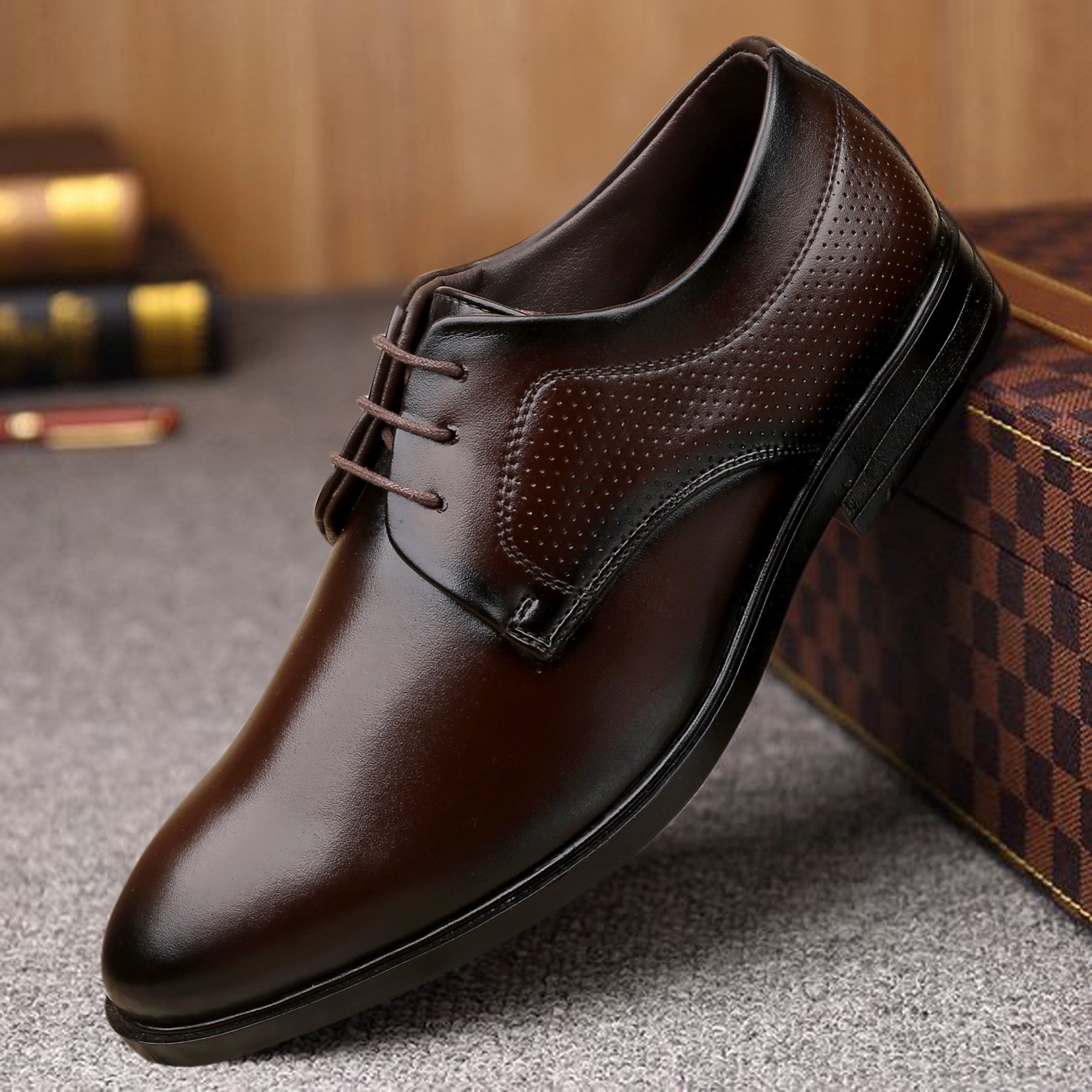 Bacca Bucci VANCOUVER Formal Shoes with Superior Comfort | All Day Wear Office Or Party Lace-up Shoes