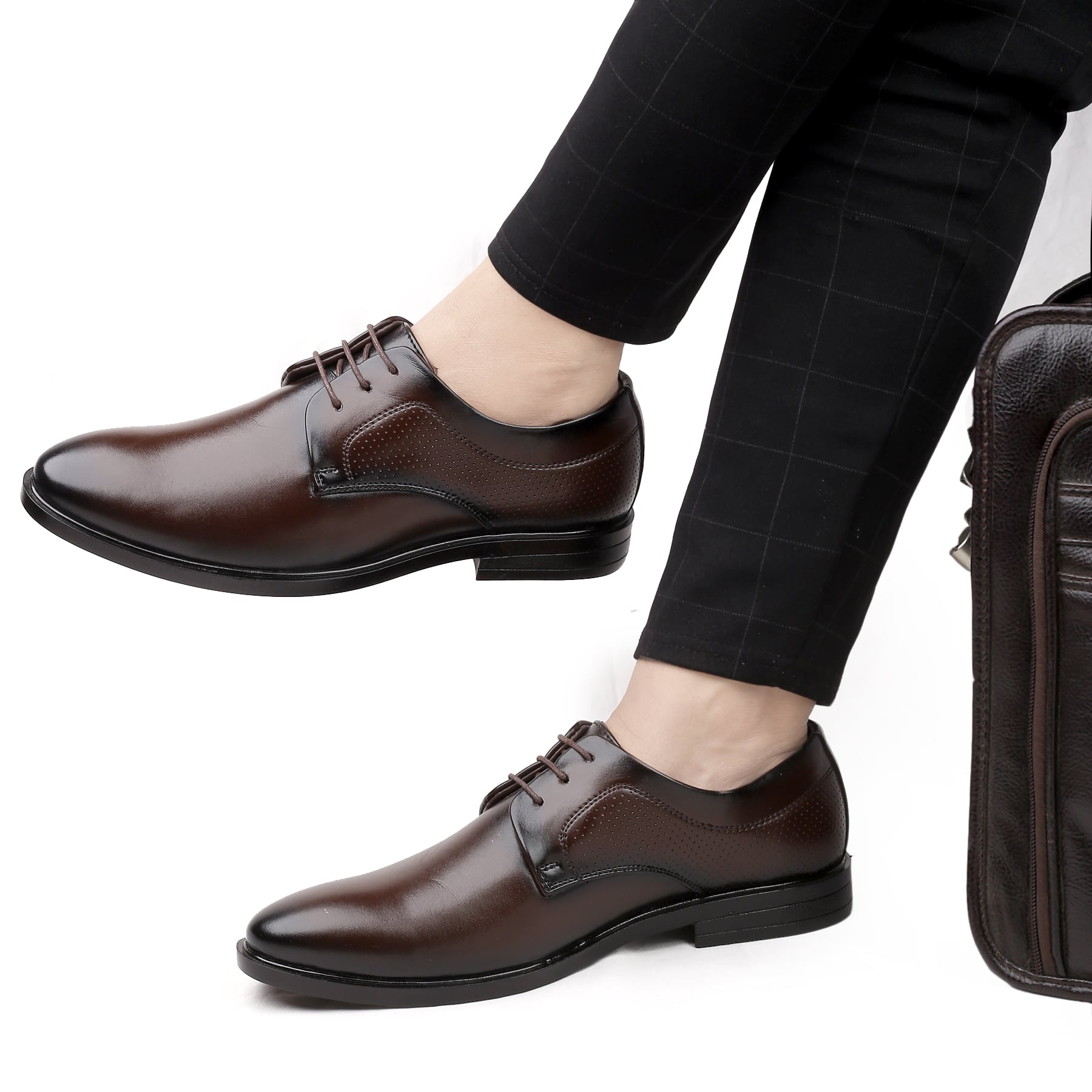 Bacca Bucci VANCOUVER Formal Shoes with Superior Comfort | All Day Wear Office Or Party Lace-up Shoes