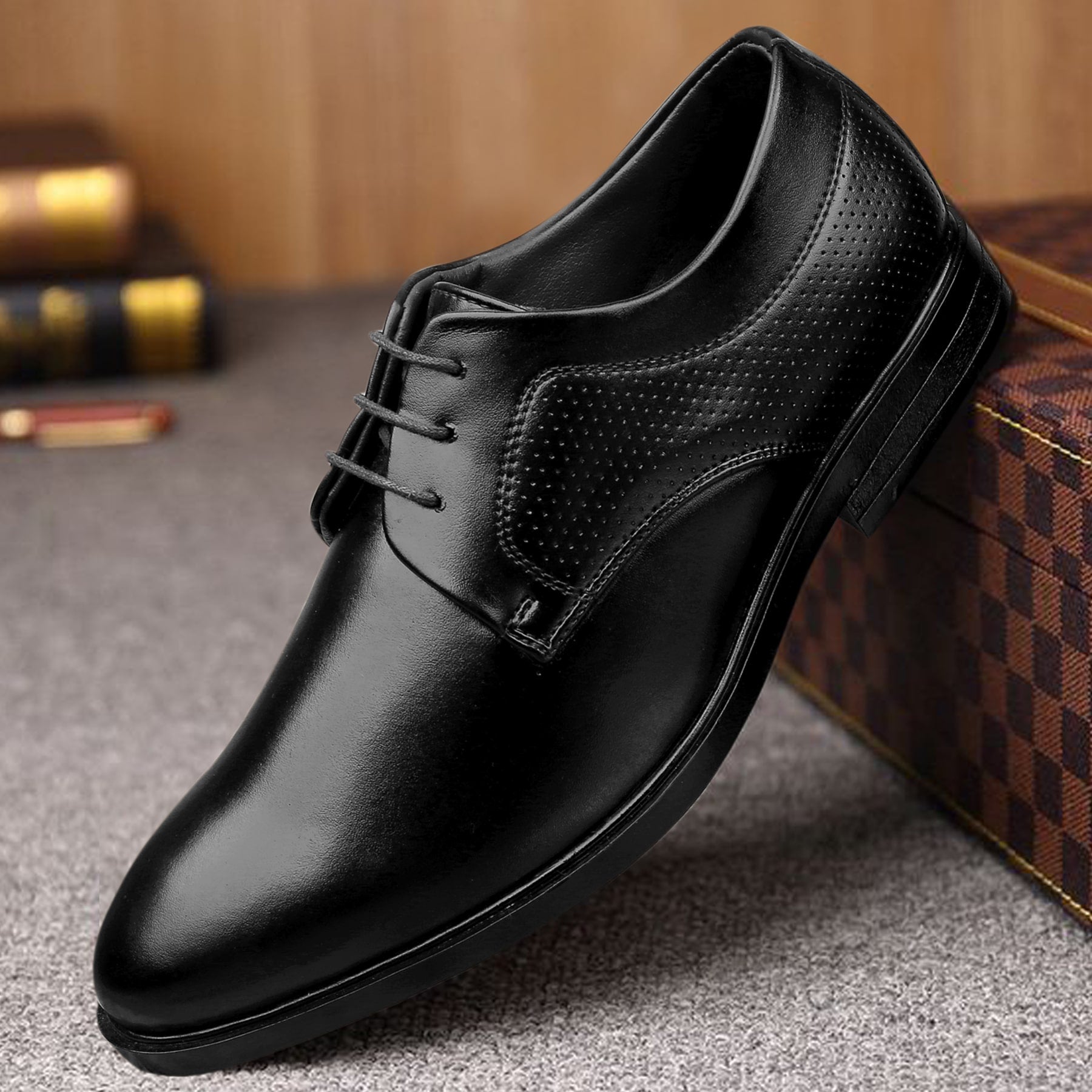 Bacca Bucci VANCOUVER Formal Shoes with Superior Comfort | All Day Wear Office Or Party Lace-up Shoes