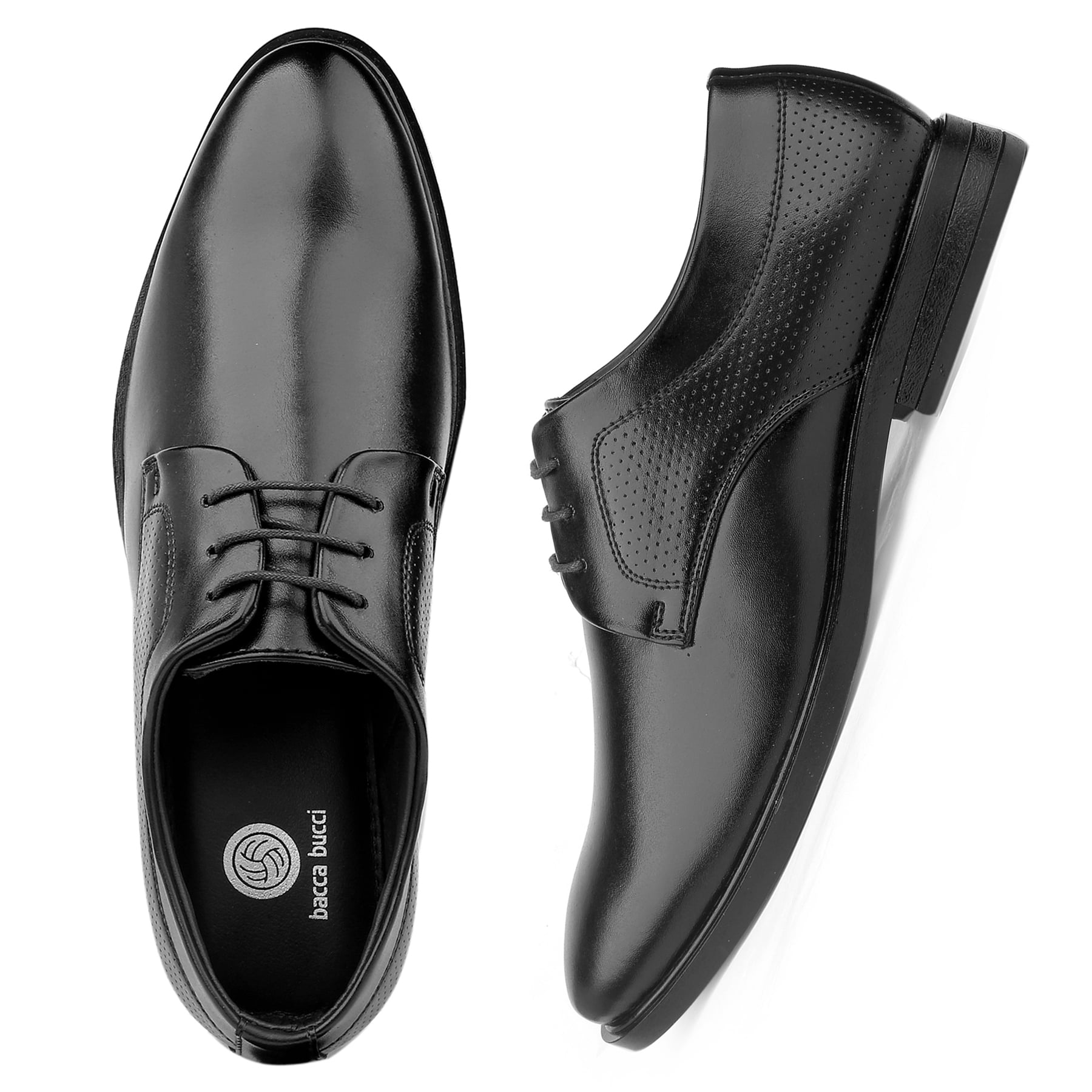 Bacca Bucci VANCOUVER Formal Shoes with Superior Comfort | All Day Wear Office Or Party Lace-up Shoes