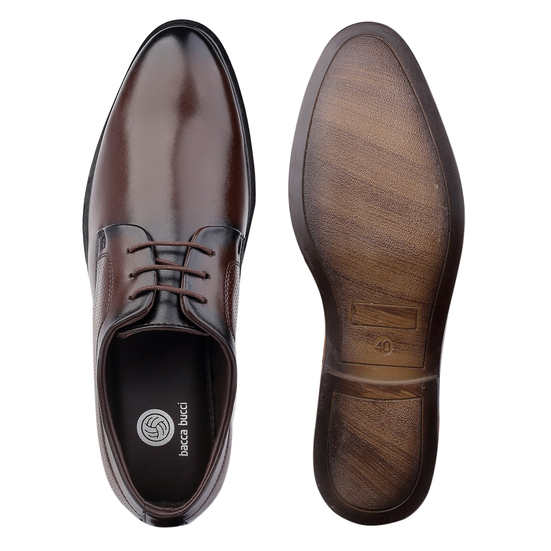 Bacca Bucci VANCOUVER Formal Shoes with Superior Comfort | All Day Wear Office Or Party Lace-up Shoes