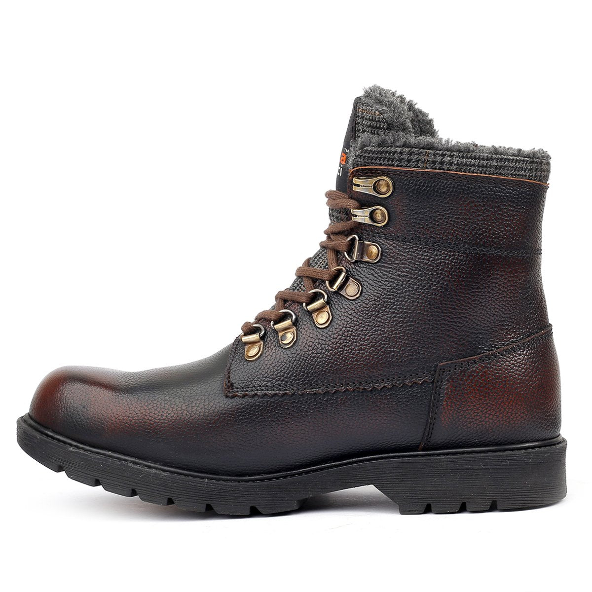waterproof boots for men, mens snow boots, high top boots, genuine leather boots
