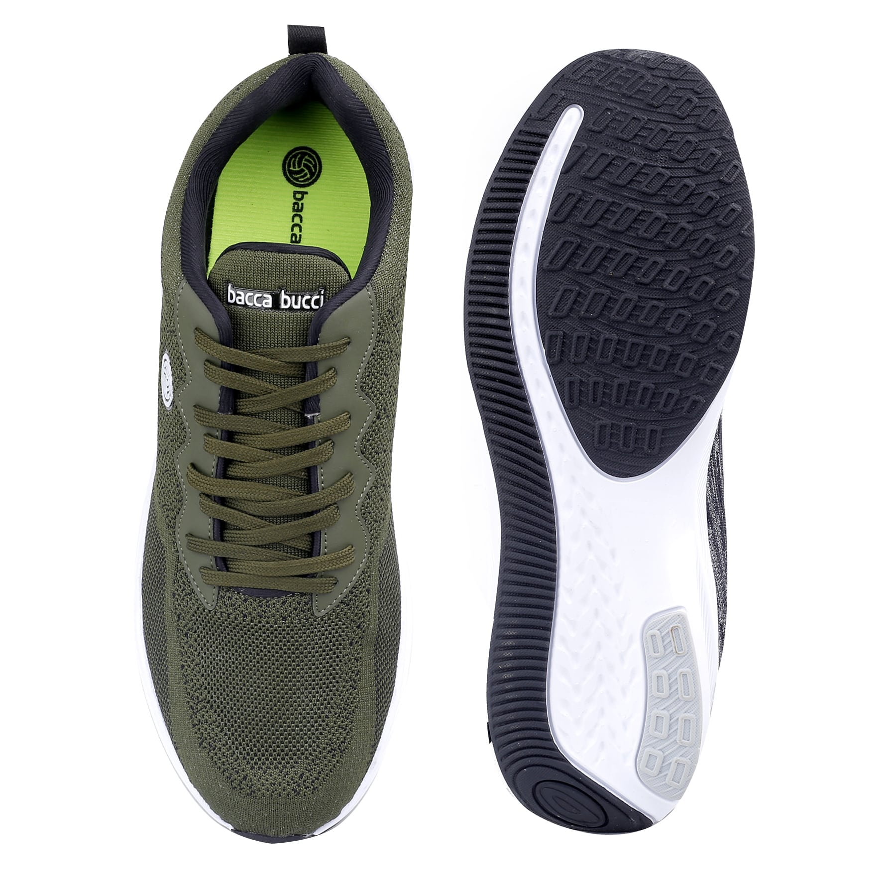 Bacca Bucci PROJECT PLUS Running Walking Training Gym Shoes Specially developed for wide and Large Foots | Only Big Sizes Available | UK-11 to 15
