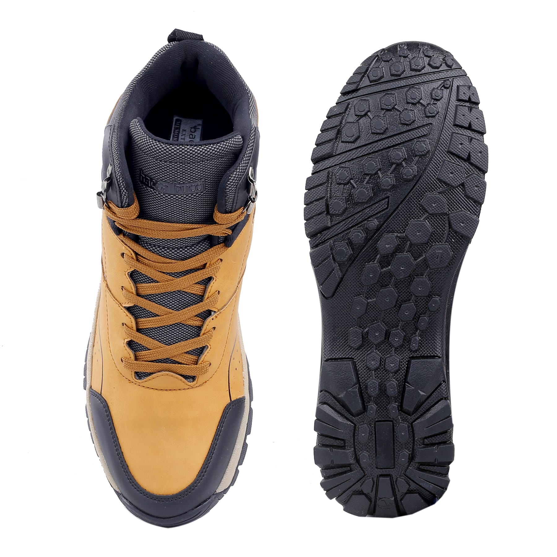 Bacca Bucci ALPINE High-Ankle 6 inches Riding Boots for Mountaineering Backpacking Hiking & Trekking | Mild Waterproof Protection with Turbo Insole Technology