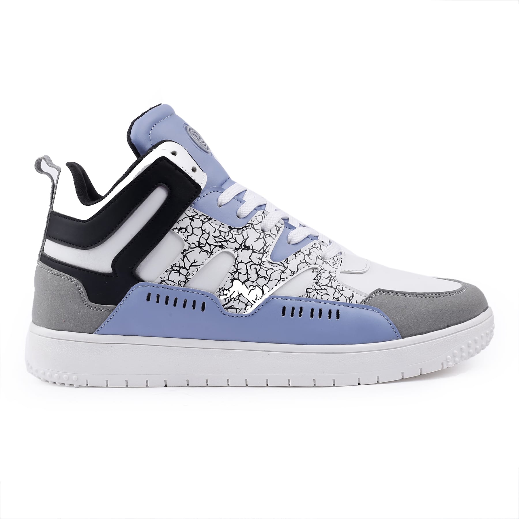 Bacca Bucci JOLLY Men's Fashion Mid-Top Sneakers Street Wear Shoes with Flat Rubber Outsole