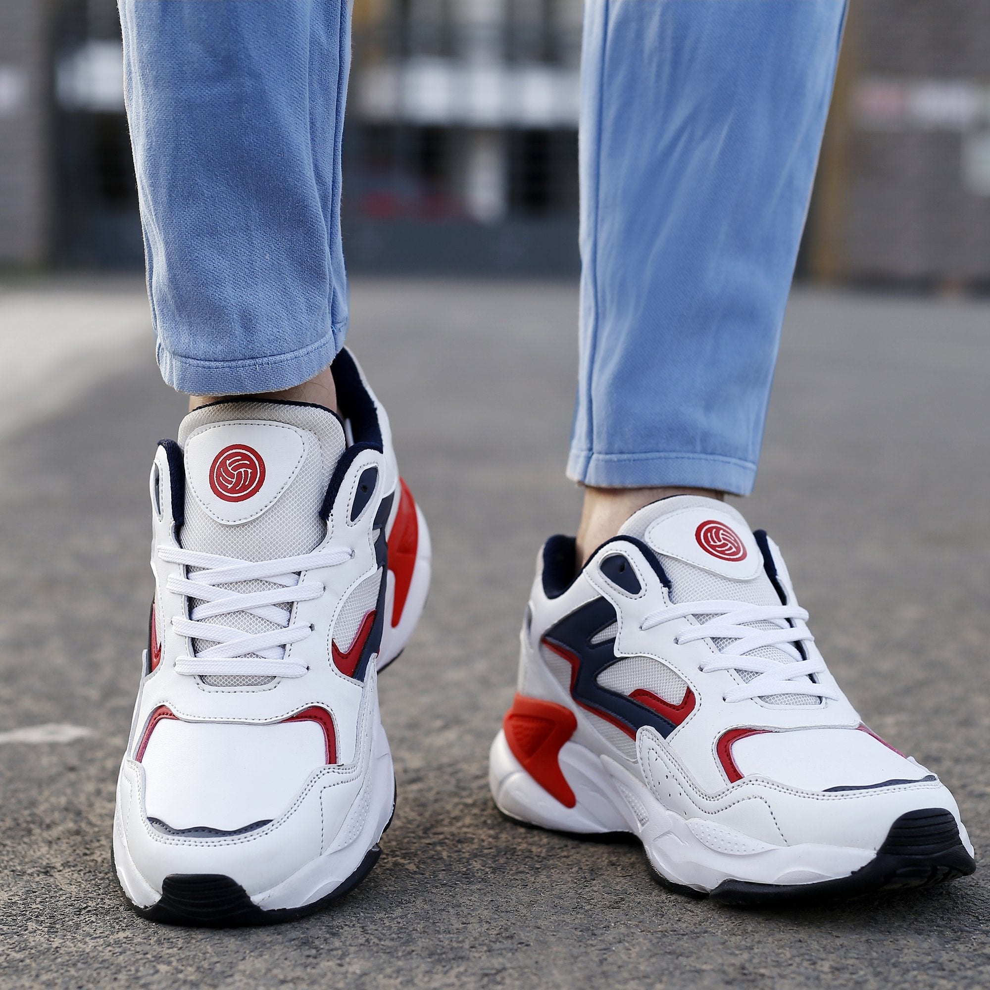 Bacca Bucci ZEUS Sneakers/Running Shoes with Chunky Rubber Outsole for Running, Walking, Training, Gyming, Streets, Parties & Fun - Bacca Bucci