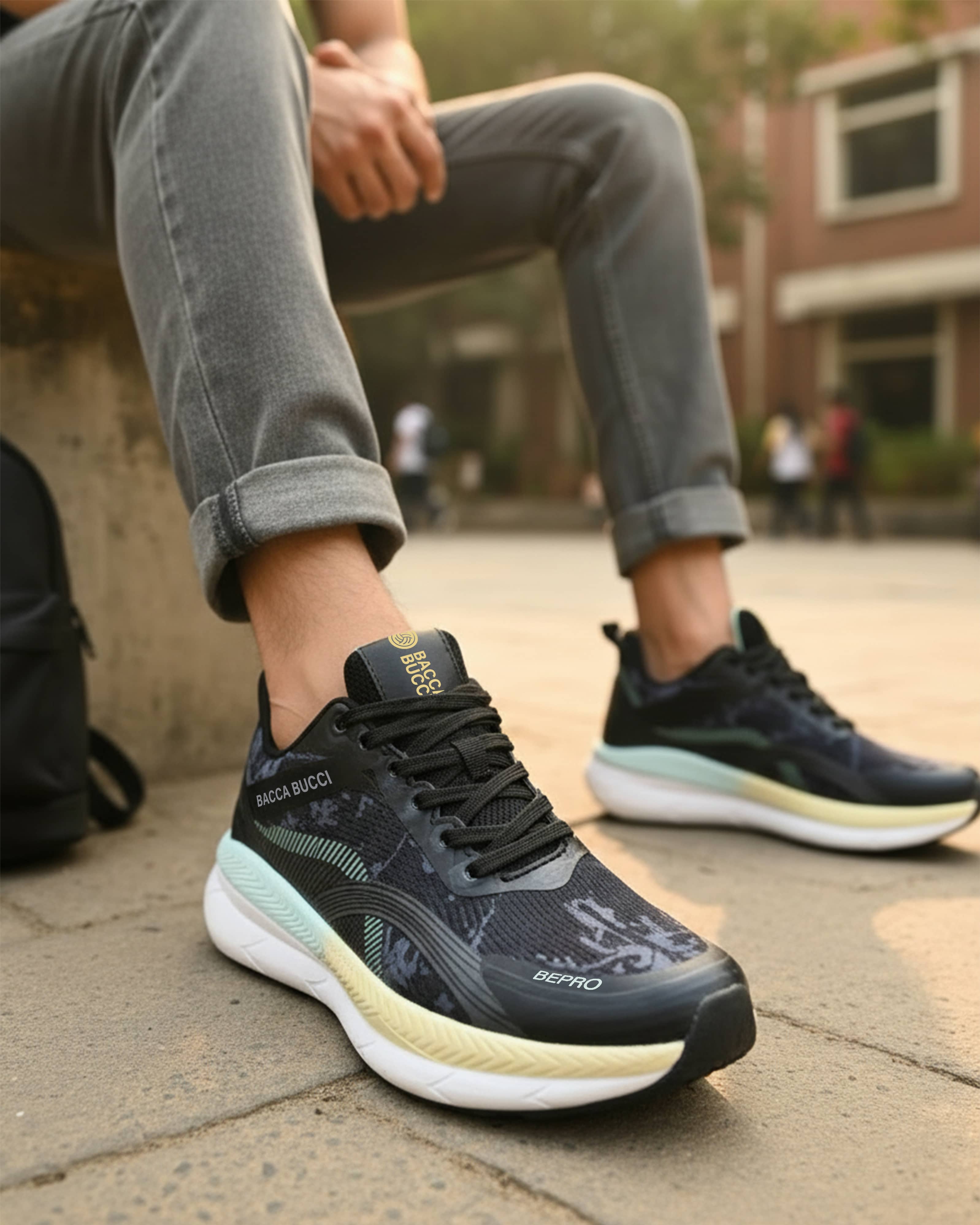 Bacca Bucci IKATRON – Men's Athleisure Sports Shoes with Dual-Density Sole