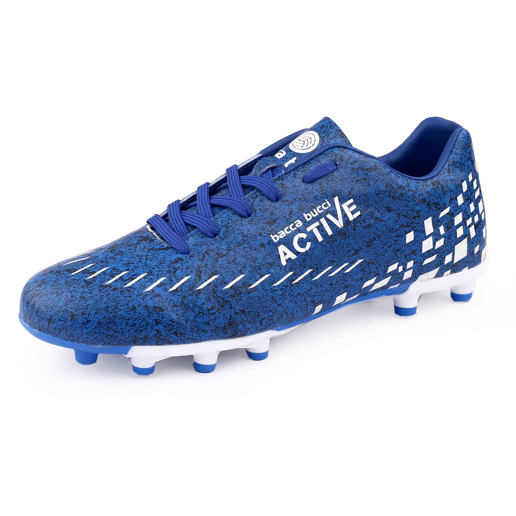 Bacca Bucci BluePulse Elite Series-Men's High-Performance Soccer Cleats with Enhanced Ball Control Texturing, Superior Traction Studs, and Dynamic Fit for Precision Play