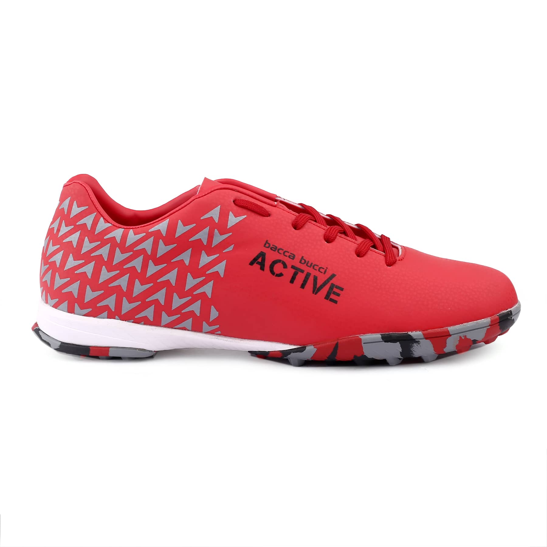 Bacca Bucci Red Prowess ZX360- Elite Performance Futsal Shoes with Enhanced Grip Sole, Lightweight Design, and Dynamic Flex Control for Supreme Court Agility and Precision Footwork