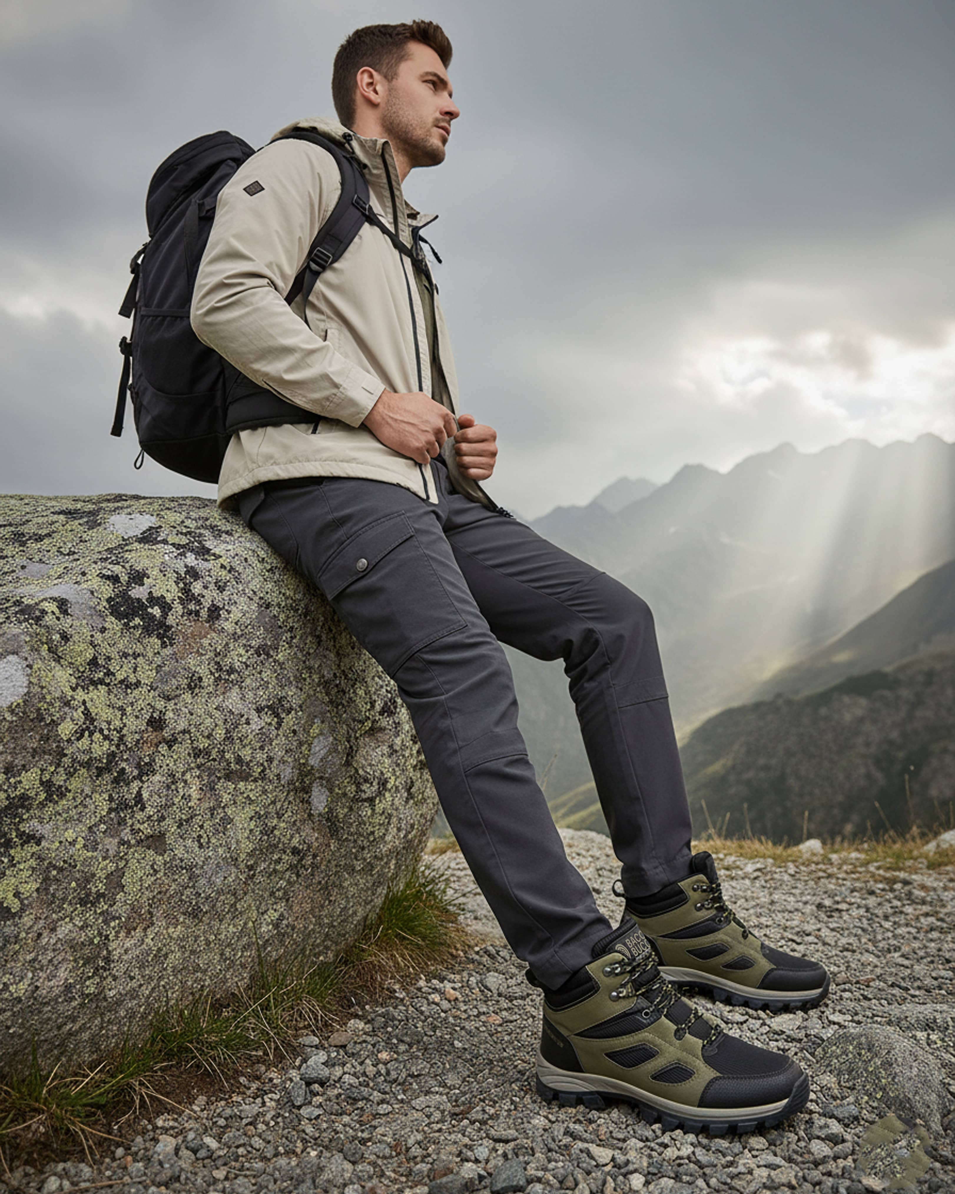 Bacca Bucci ENDURO High-Top Outdoor Hiking Boots