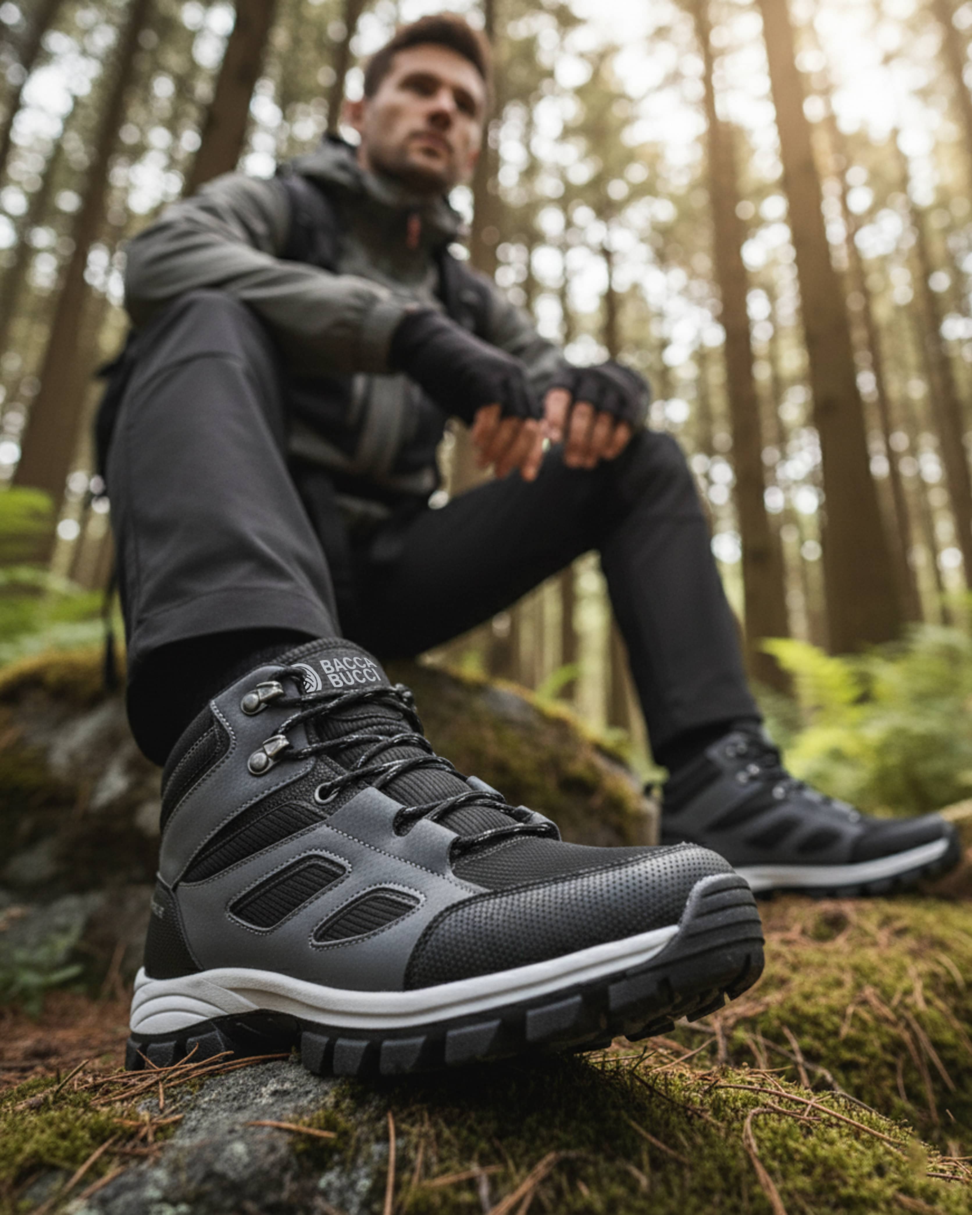 Bacca Bucci ENDURO High-Top Outdoor Hiking Boots