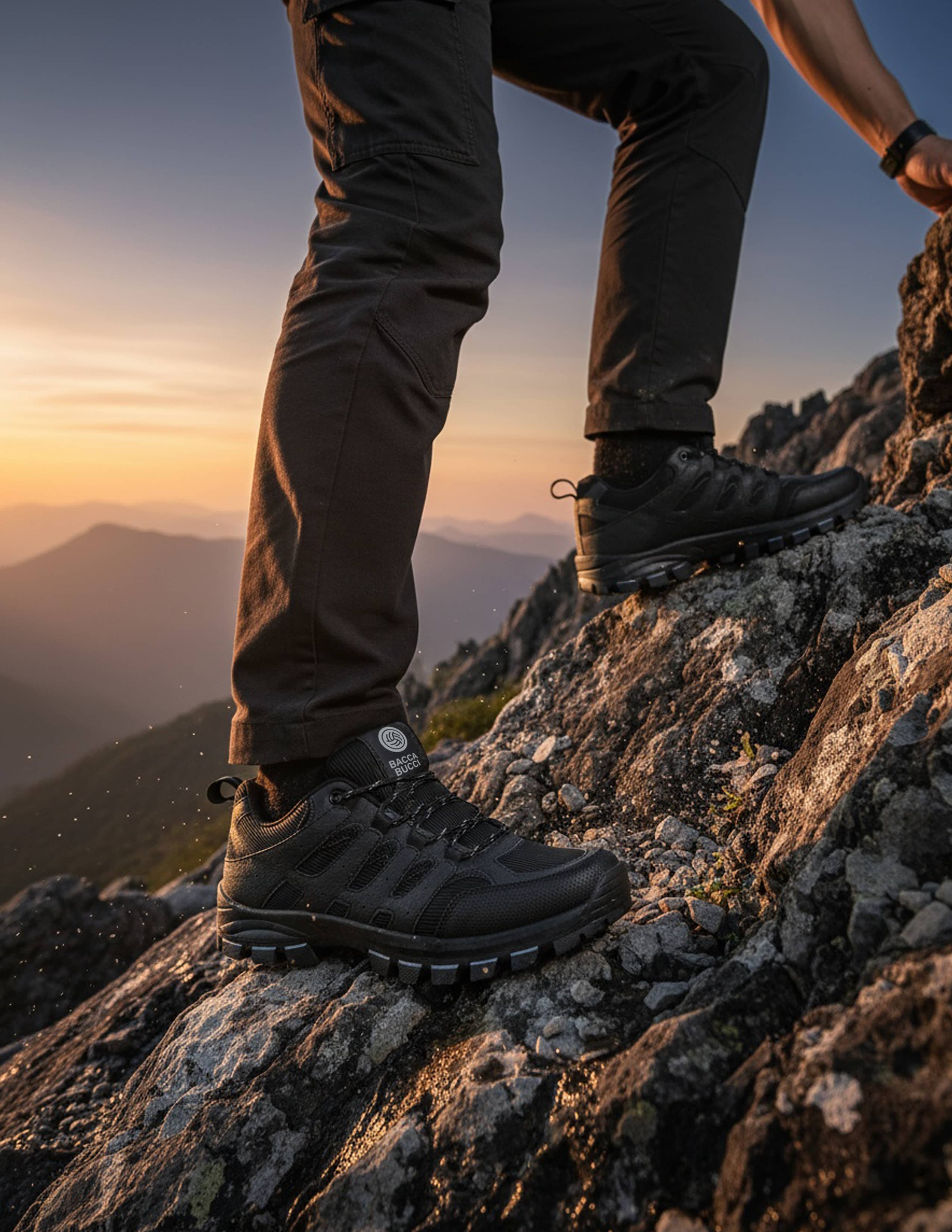 Bacca Bucci EverTrek Outdoor Hiking Boots-All-Terrain Grip