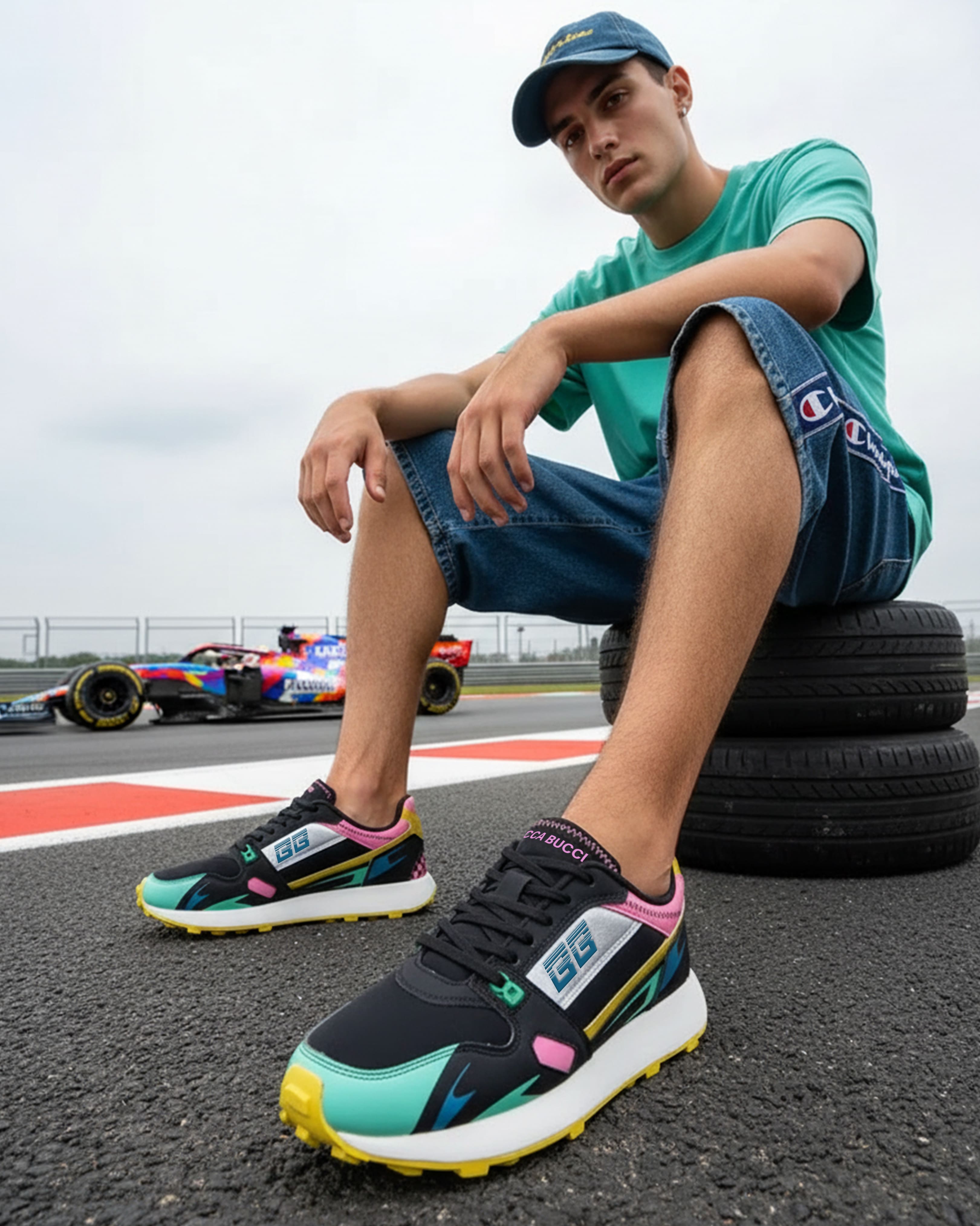 LaQ　BACIC　2400 Colors Bacca Bucci Torque Rugged Edge Activewear Sneaks Step Into High