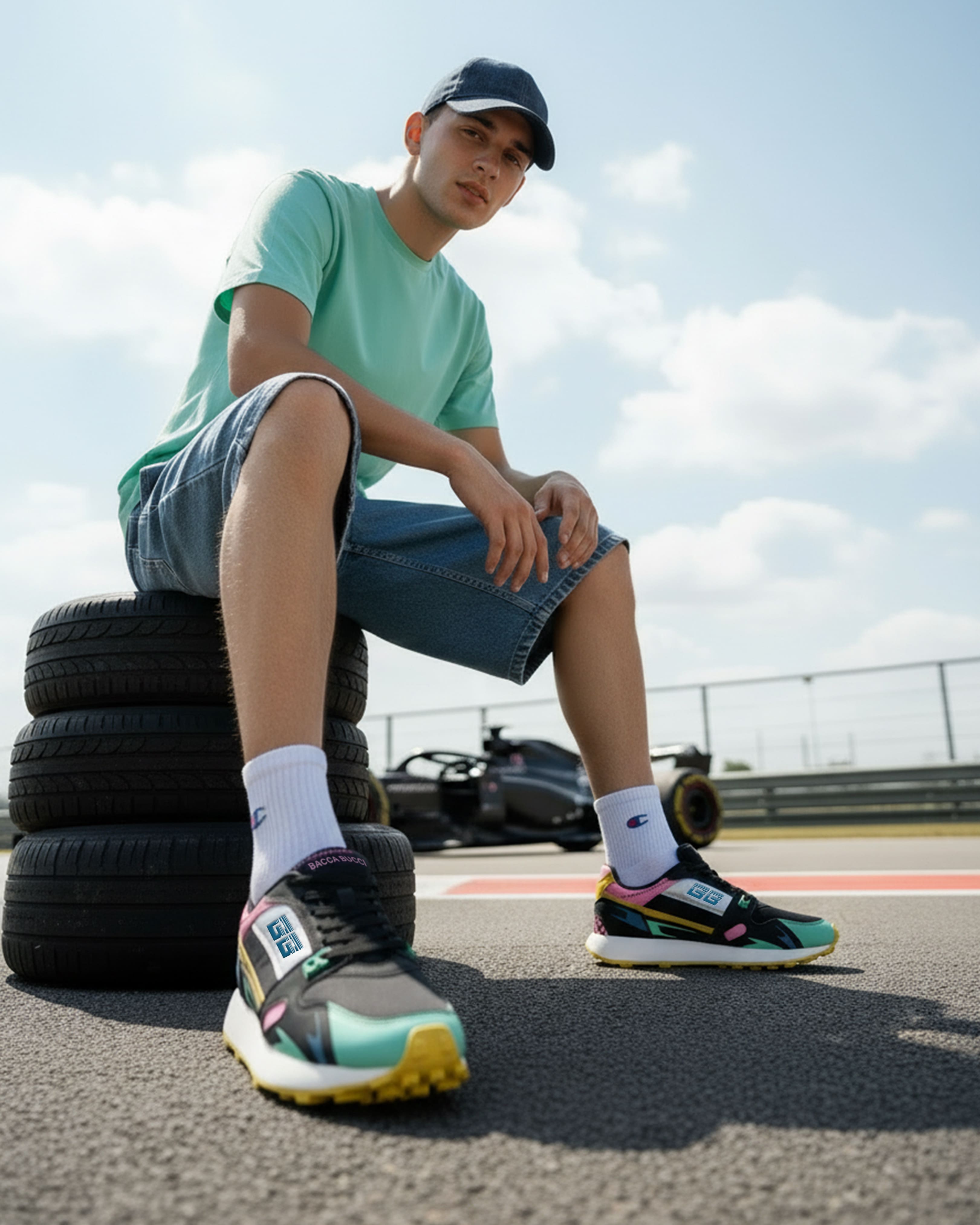 Bacca Bucci Torque Rugged Edge Activewear Sneaks Step Into High