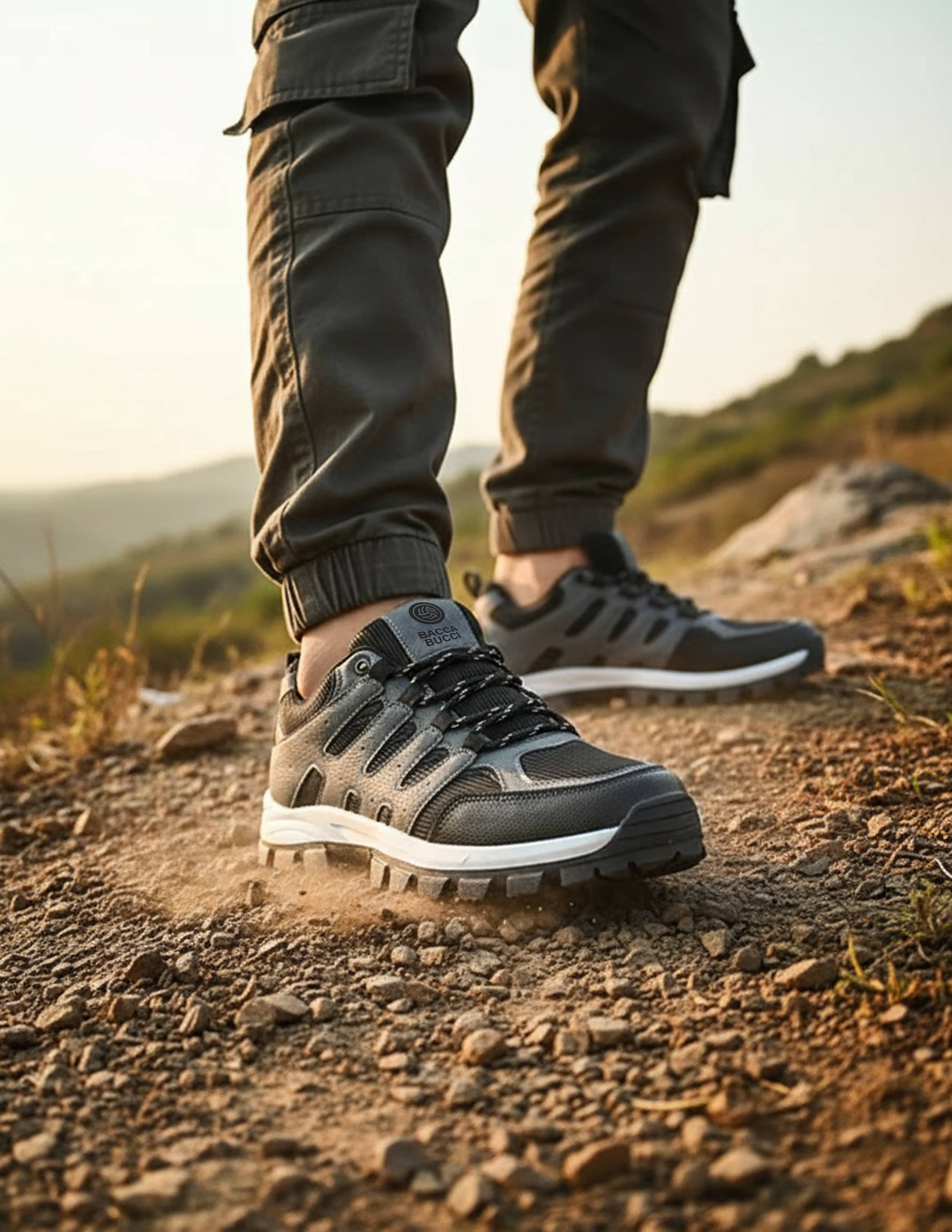 Bacca Bucci EverTrek Outdoor Hiking Boots-All-Terrain Grip