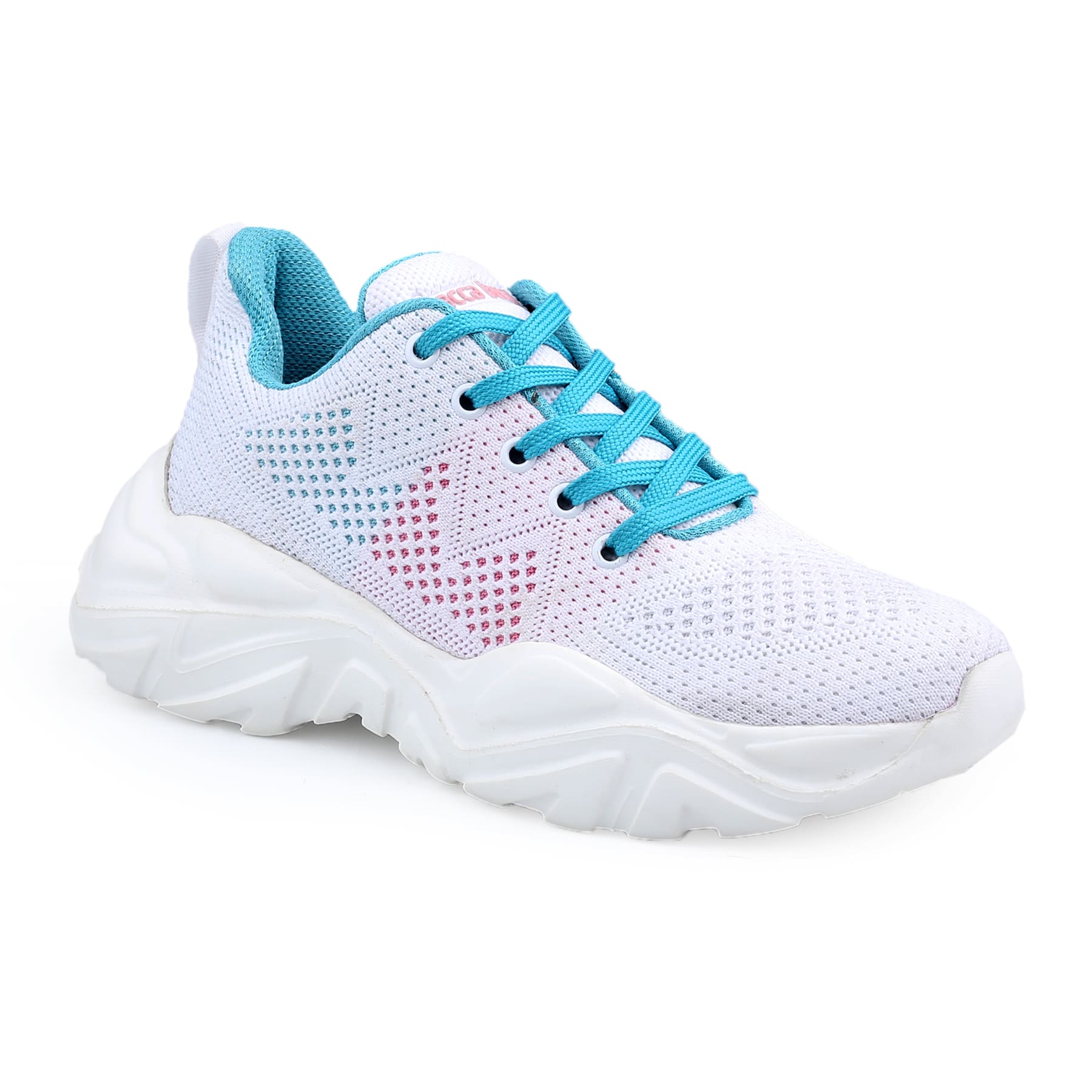 Bacca Bucci COOPER Low-top Platform Fashion Sneakers For Women | StreetWear Knitted Chunky Sneakers