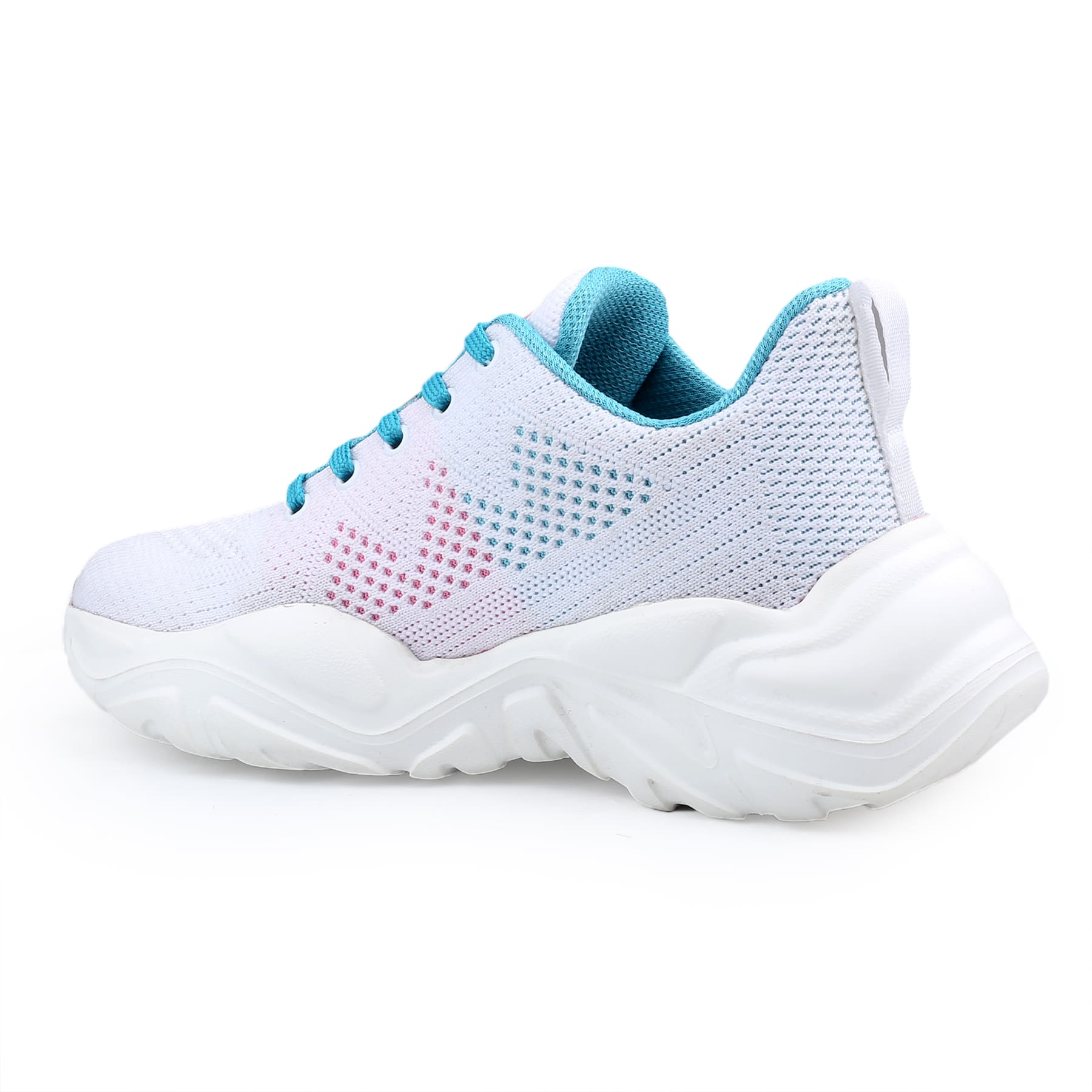 Bacca Bucci COOPER Low-top Platform Fashion Sneakers For Women | StreetWear Knitted Chunky Sneakers