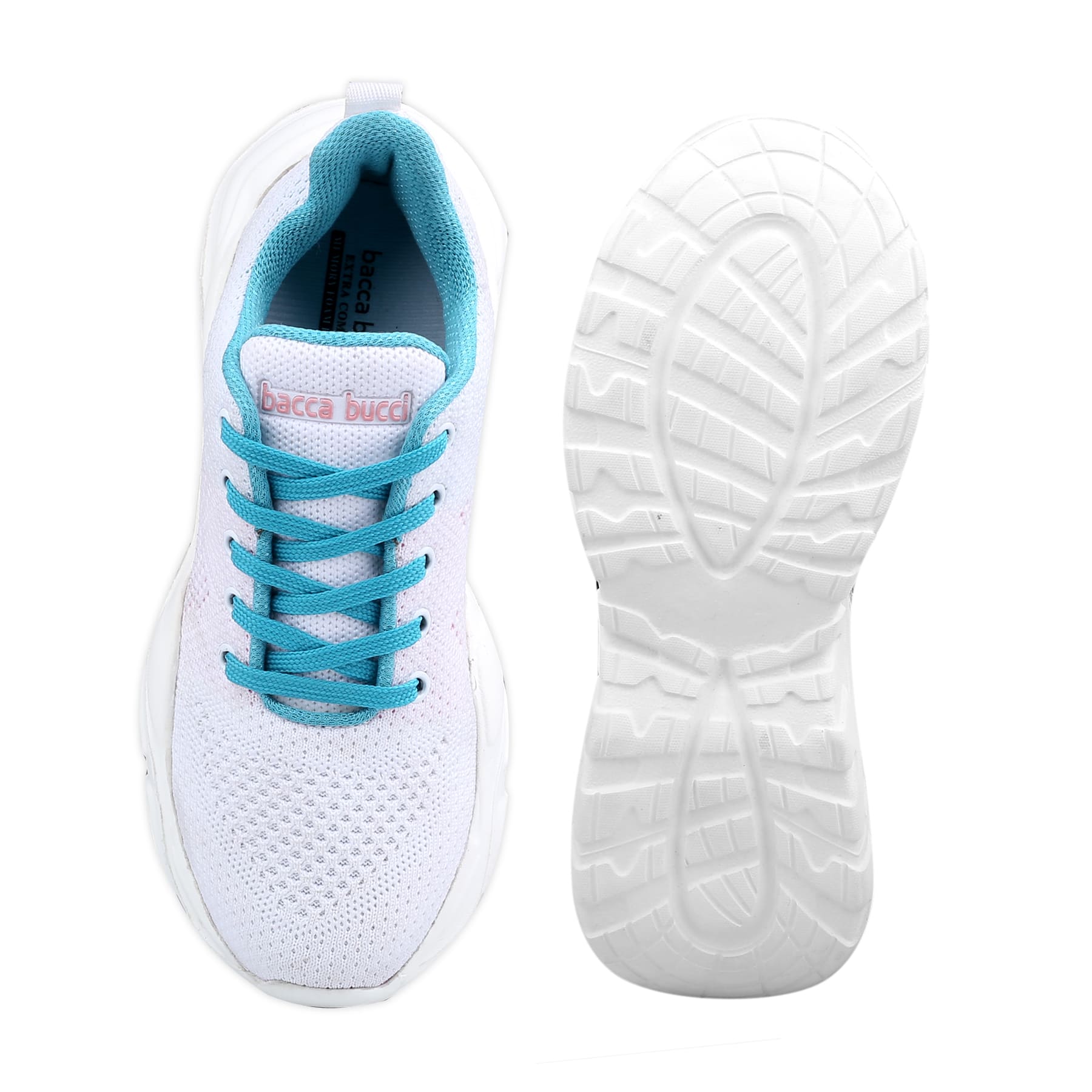 Bacca Bucci COOPER Low-top Platform Fashion Sneakers For Women | StreetWear Knitted Chunky Sneakers