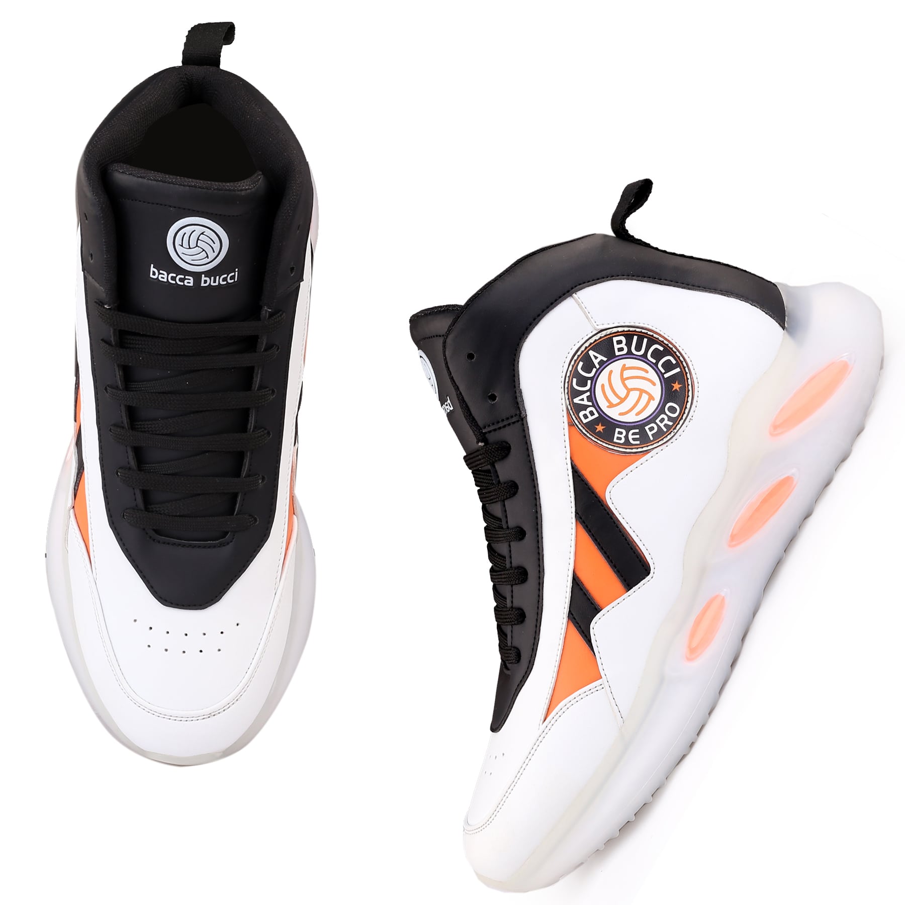 Bacca Bucci MEGA FLEX Hi-Top Street Fashion Chunky Sneakers