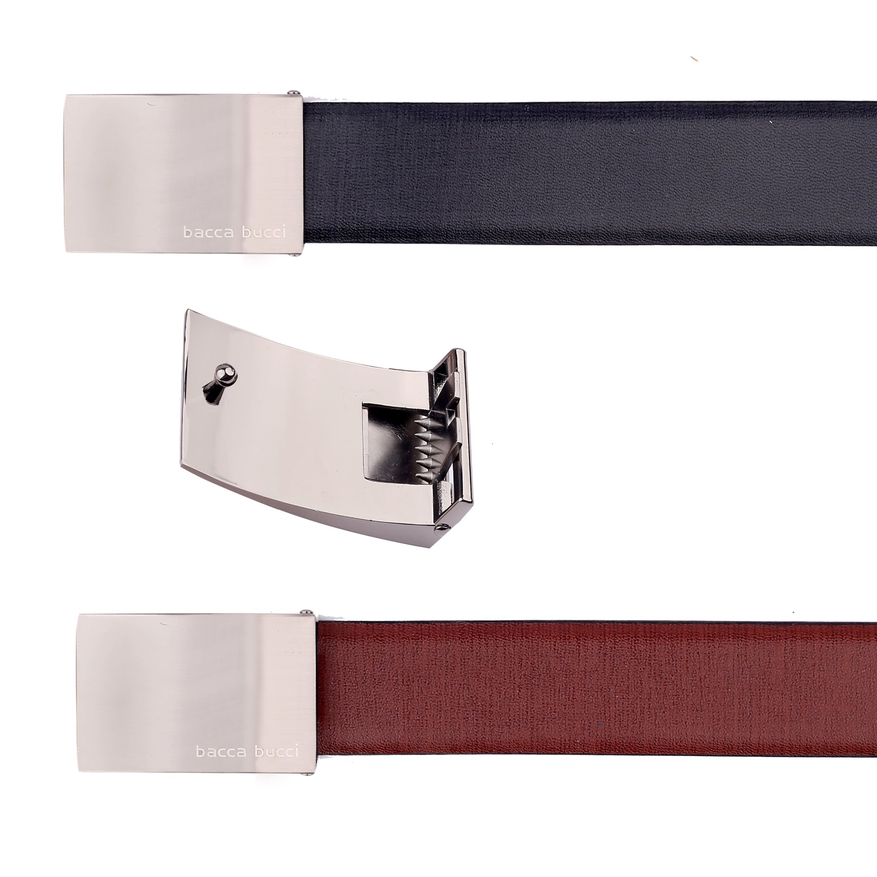 Reversible belt with Genuine Leather