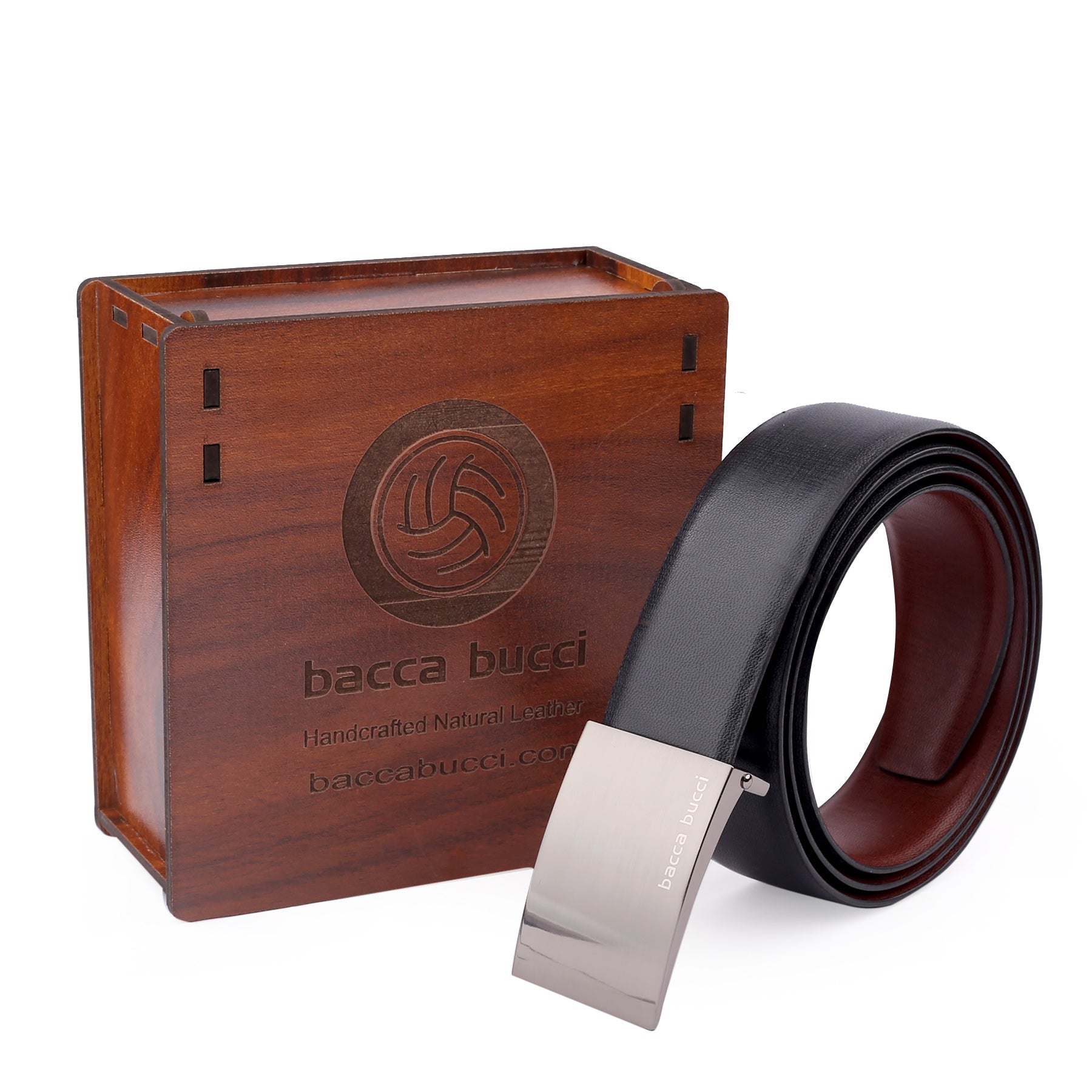 Reversible belt with Genuine Leather