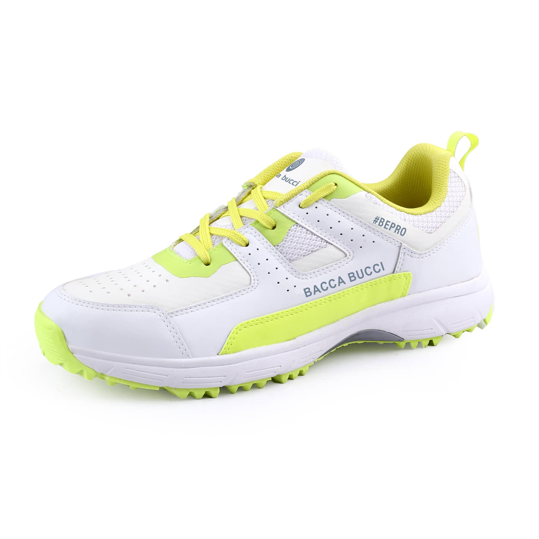 Bacca Bucci WicketWings Pro Performance Cricket Shoes: Dynamic FlexFit Design, Superior Traction Cleats, Breathable Perforated Upper