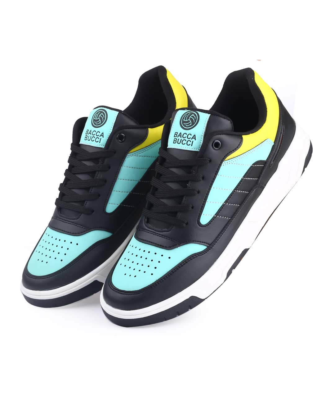 Bacca Bucci Downtown Dynamo Low-Top Sneakers: A Symphony of Style with Flat Outsole and Vibrant Color Blocking