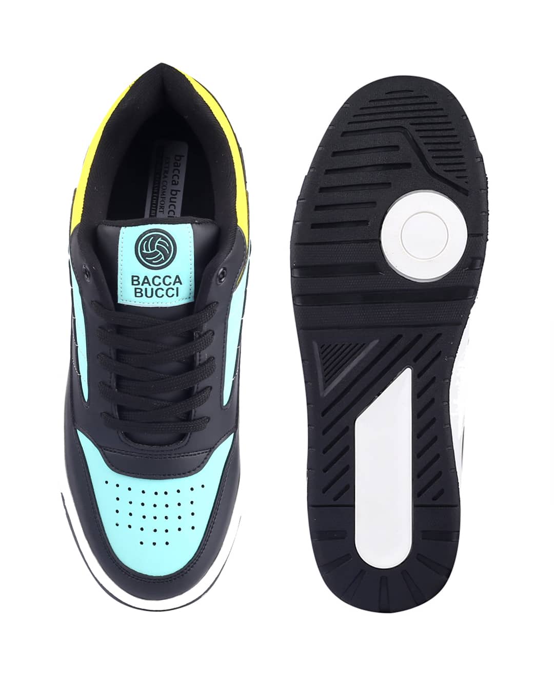 Bacca Bucci Downtown Dynamo Low-Top Sneakers: A Symphony of Style with Flat Outsole and Vibrant Color Blocking
