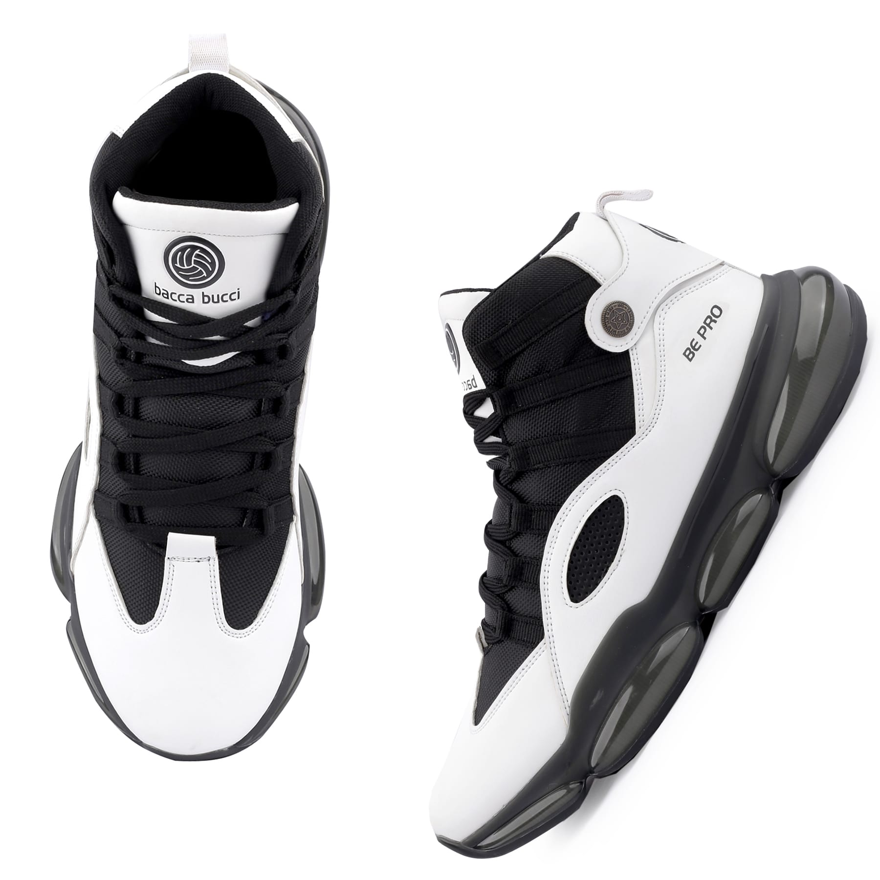 Bacca Bucci DOMINATOR Mid-Top Street Fashion Chunky Sneakers