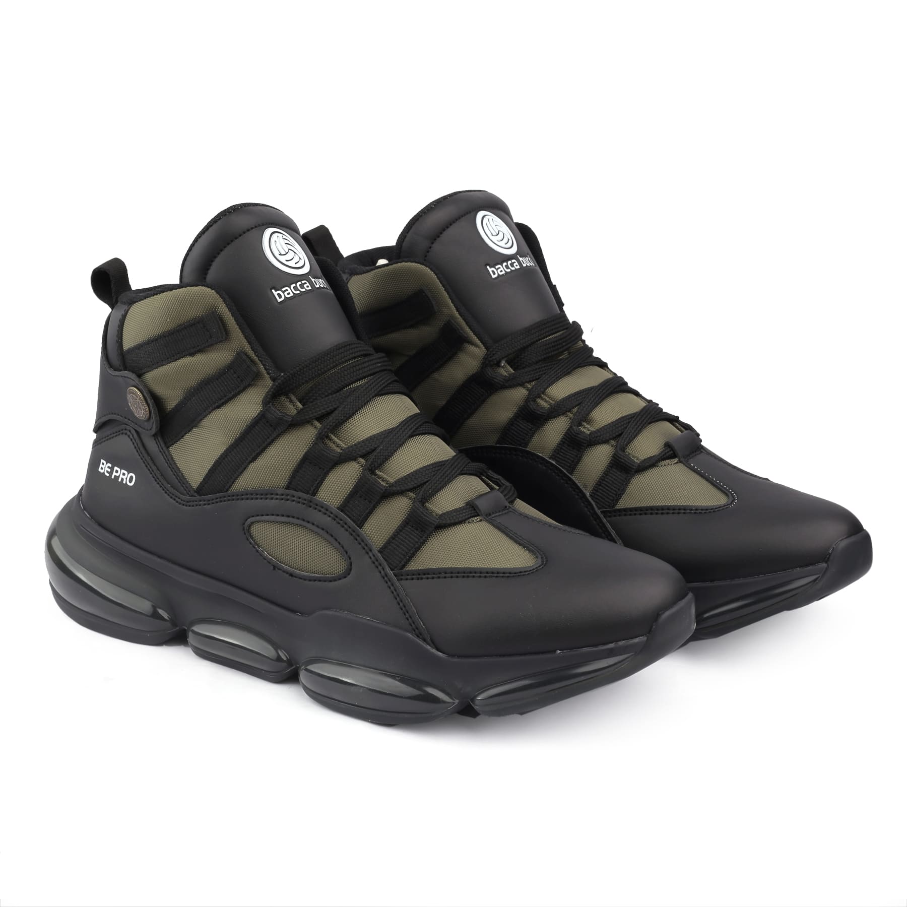 Bacca Bucci DOMINATOR Mid-Top Street Fashion Chunky Sneakers