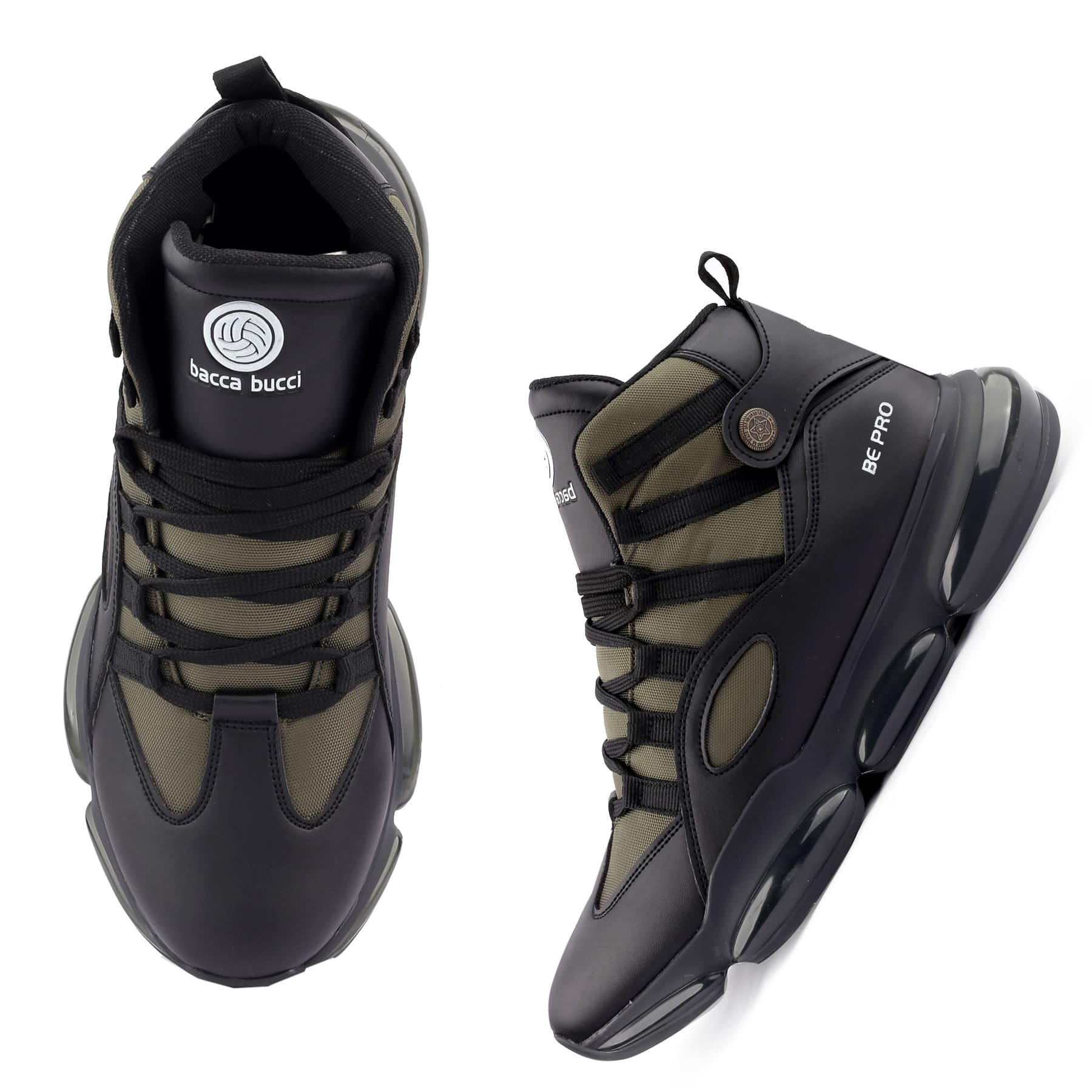 Bacca Bucci DOMINATOR Mid-Top Street Fashion Chunky Sneakers