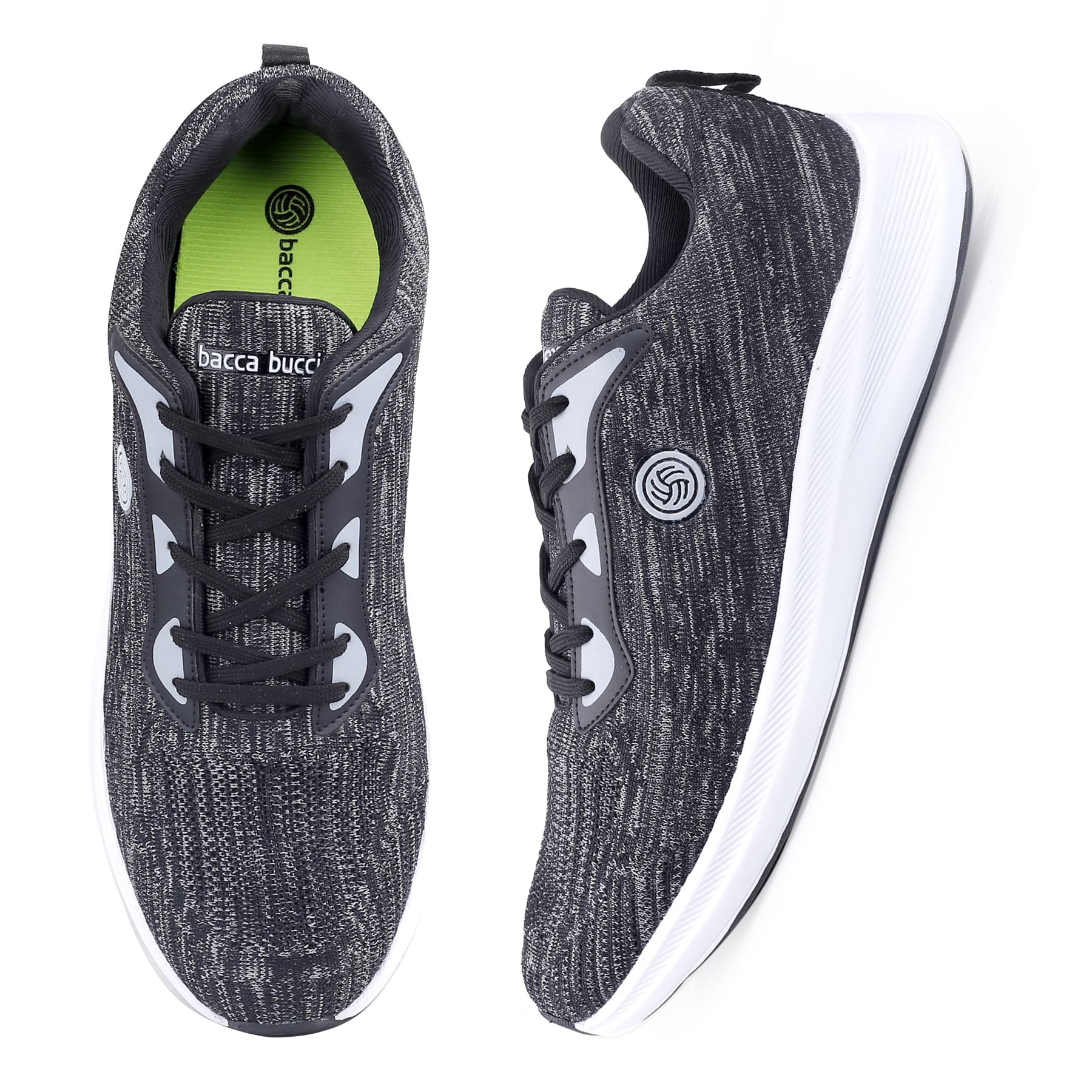 Bacca Bucci PROJECT PLUS Running/Walking/Training Shoe Specially Developed for Wide and Large Foots | Only Big Sizes Available | UK-11 to 15