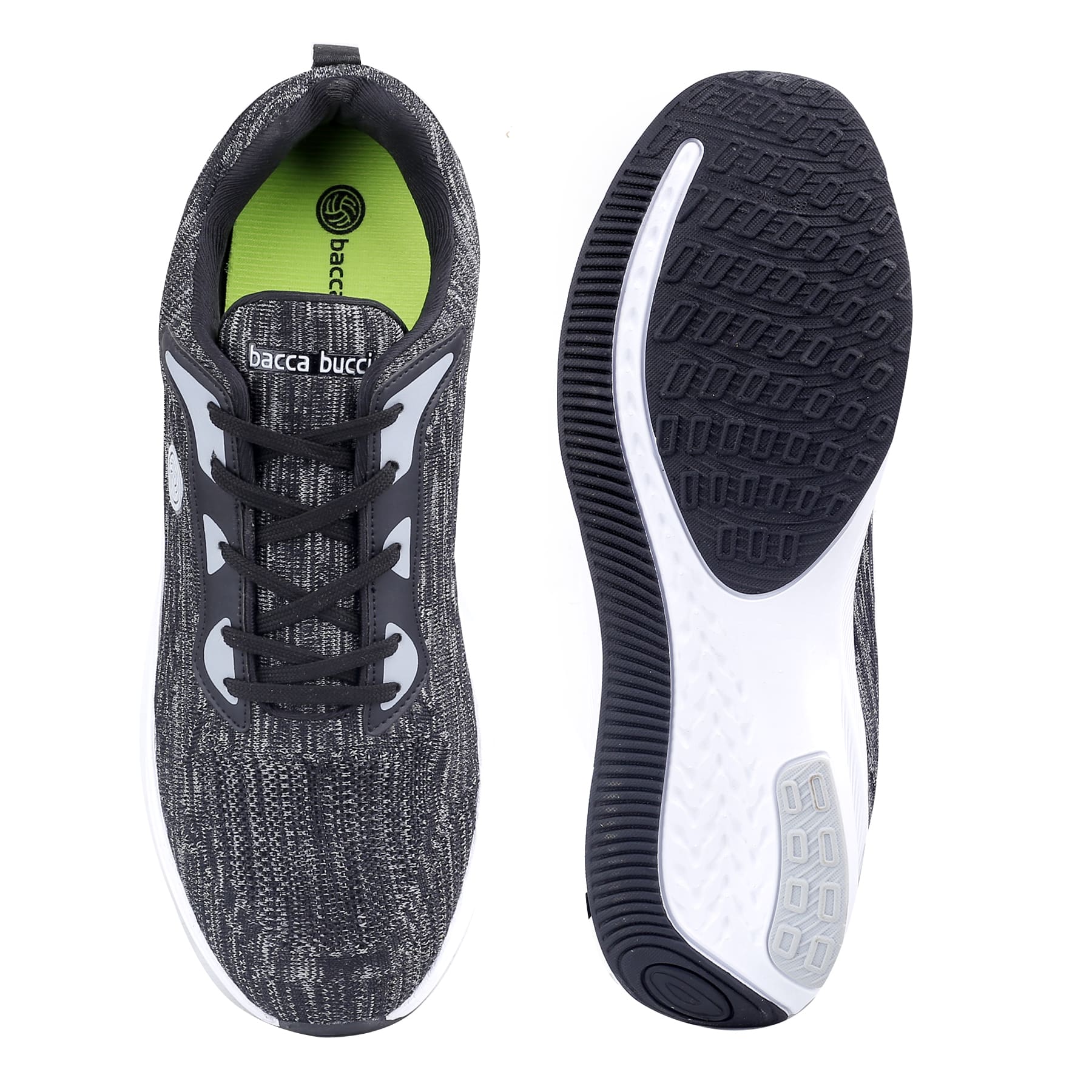 Bacca Bucci PROJECT PLUS Running/Walking/Training Shoe Specially Developed for Wide and Large Foots | Only Big Sizes Available | UK-11 to 15