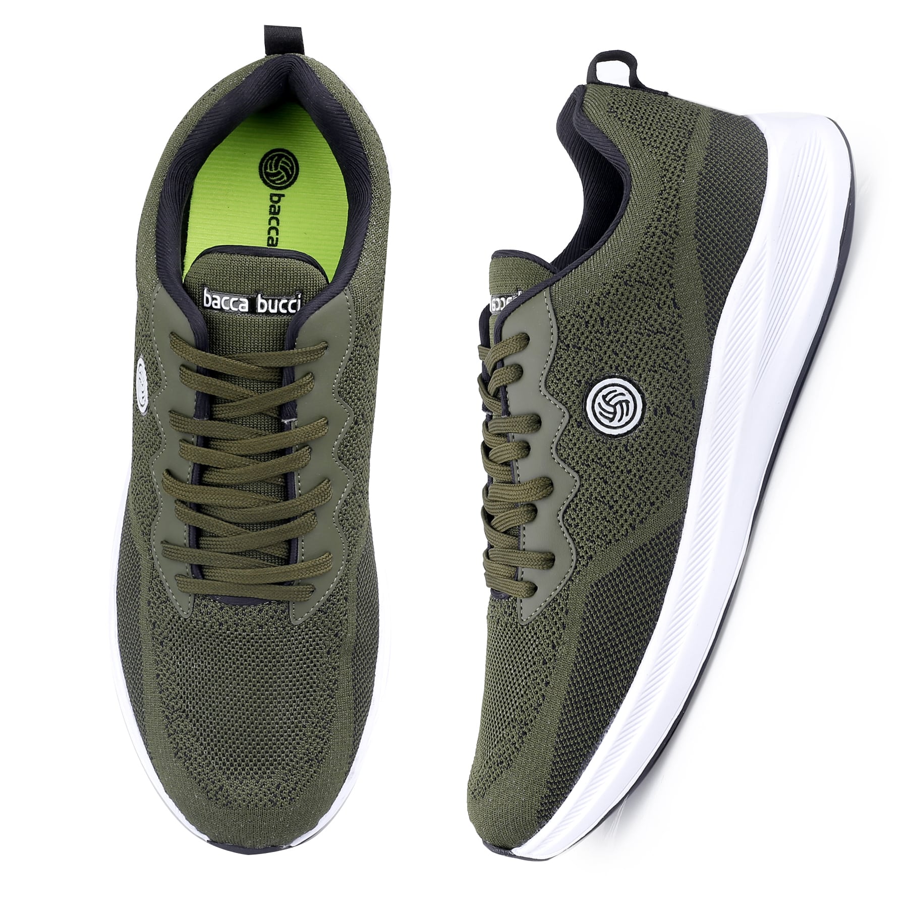 Bacca Bucci PROJECT PLUS Running Walking Training Gym Shoes Specially developed for wide and Large Foots | Only Big Sizes Available | UK-11 to 15
