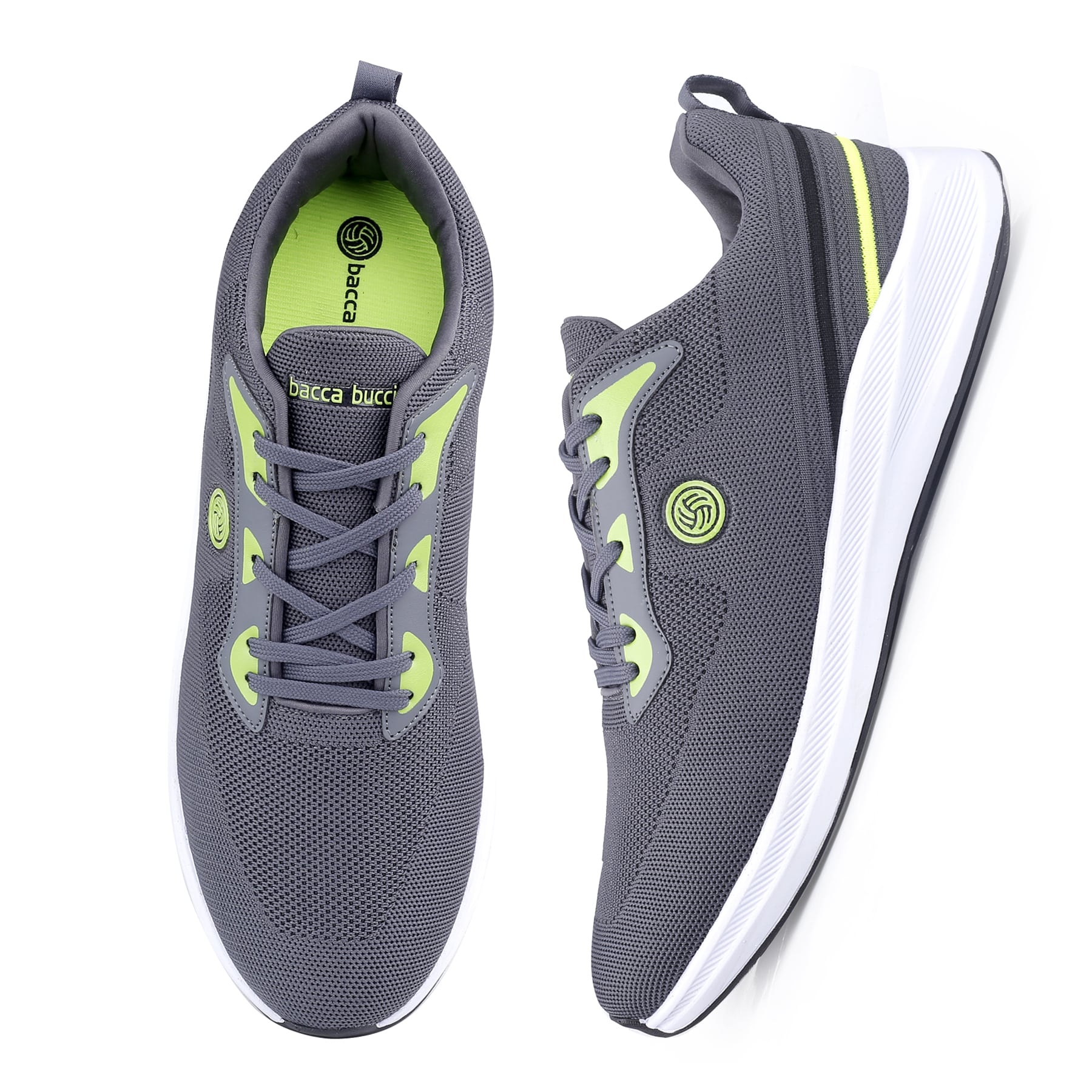 Bacca Bucci PROJECT PLUS Running/Walking/Training Shoe Specially developed for wide and Large Foots | Only Big Sizes Available | UK-11 to 15