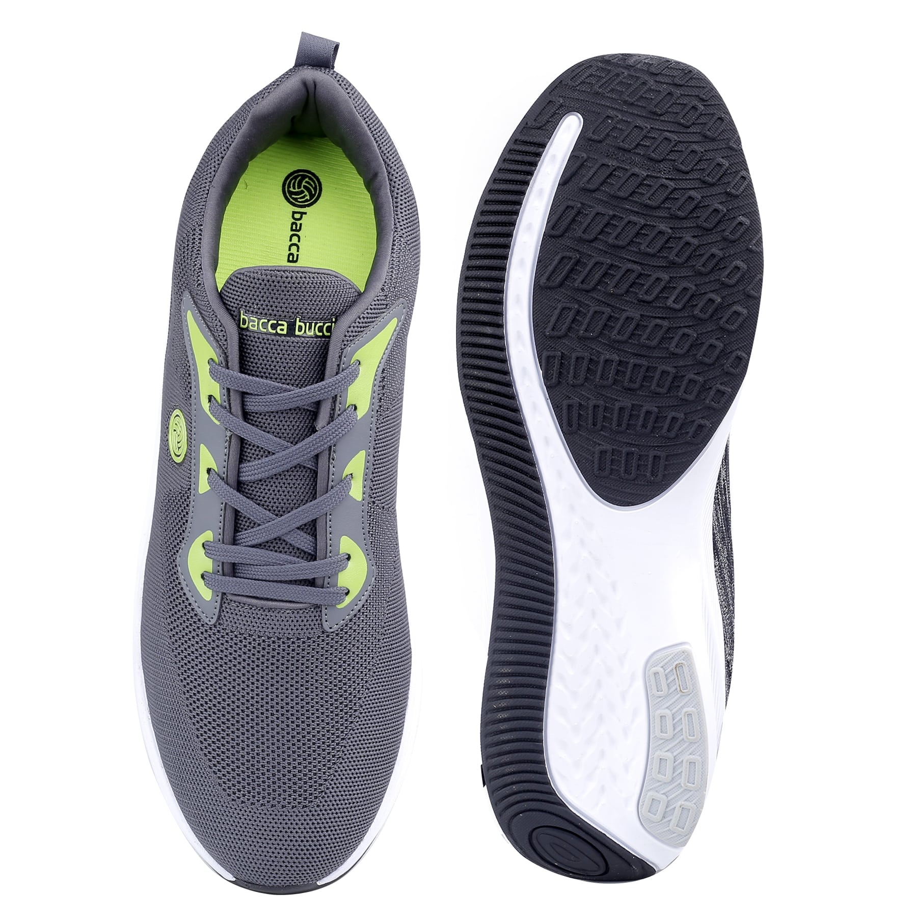 Bacca Bucci PROJECT PLUS Running/Walking/Training Shoe Specially developed for wide and Large Foots | Only Big Sizes Available | UK-11 to 15