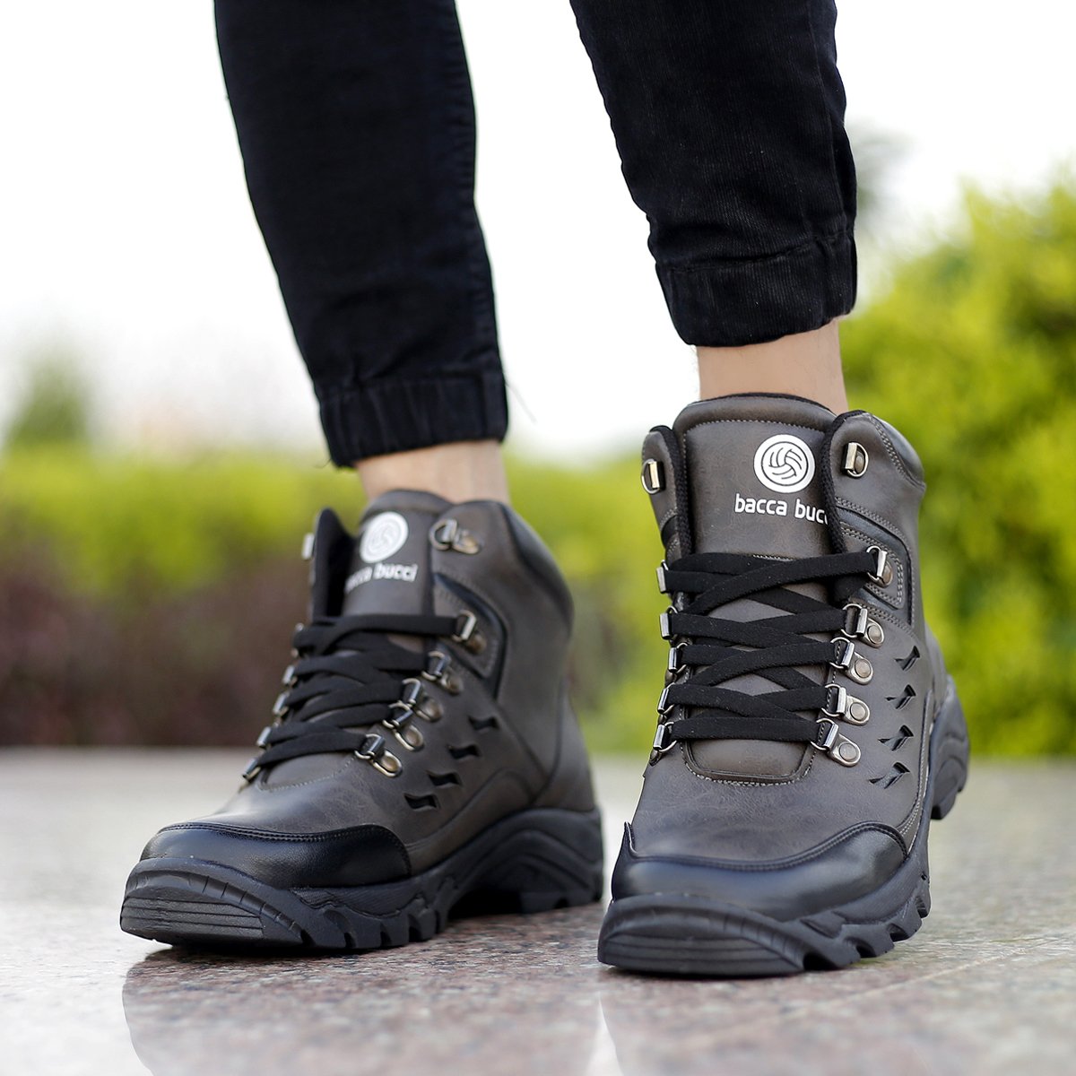 men snow boots, waterproof boots, high top ankle boots