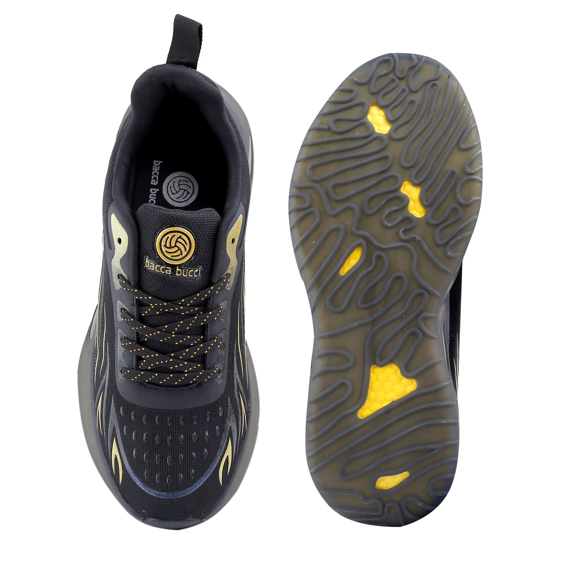 Bacca Bucci INTENSITY with Breathable Engineered Fishnet Upper & TPU Rebounce Outsole Running Shoes