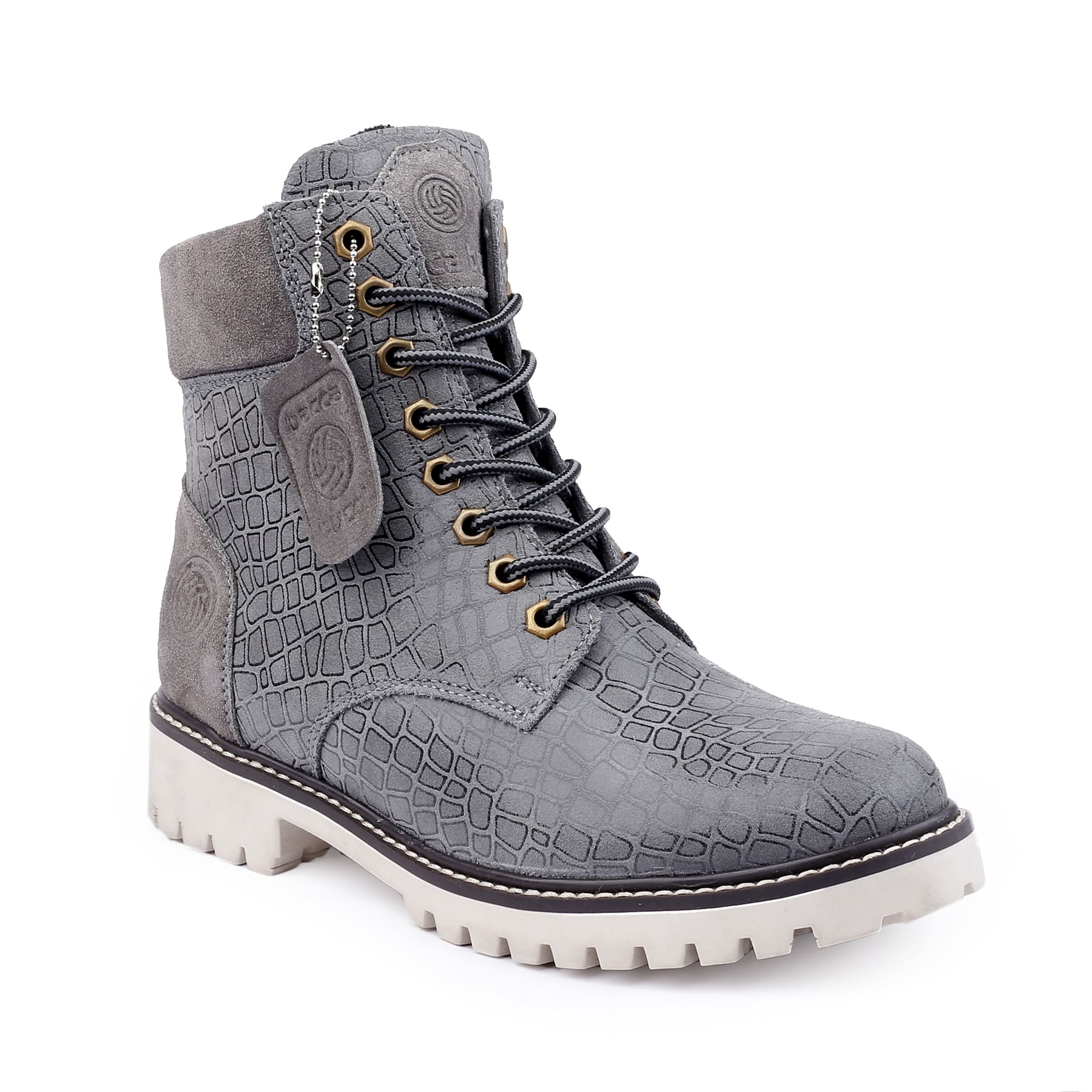 Bacca Bucci VIENNA Genuine-Leather Women High-Ankle Chukka Boots | Lightweight with Padded Insocks