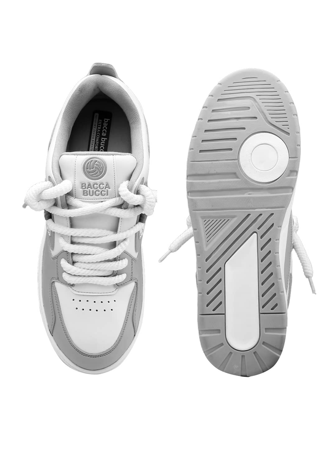 Bacca Bucci Stride Eclipse: Low-Top Flat-Sole Sneakers with Signature Thick Round Laces