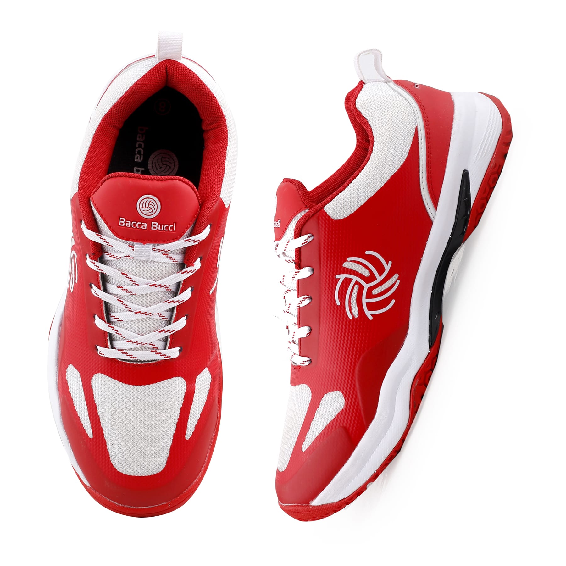 Bacca Bucci SMASHTREK All Court Badminton Shoes with Memory Padded Insocks and Arch Support