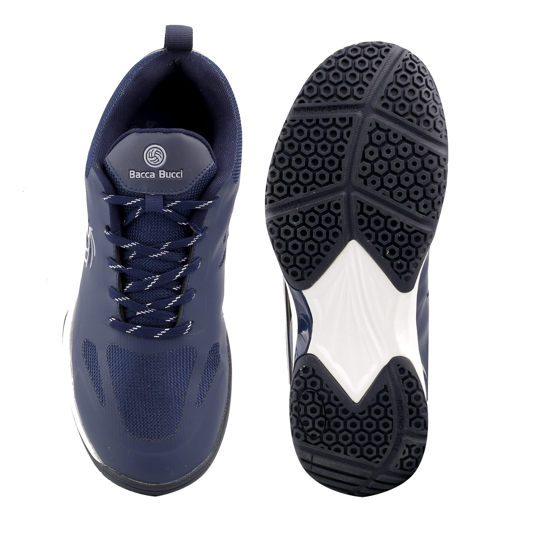 Bacca Bucci SMASHTREK All Court Badminton Shoes with Memory Padded Insocks and Arch Support