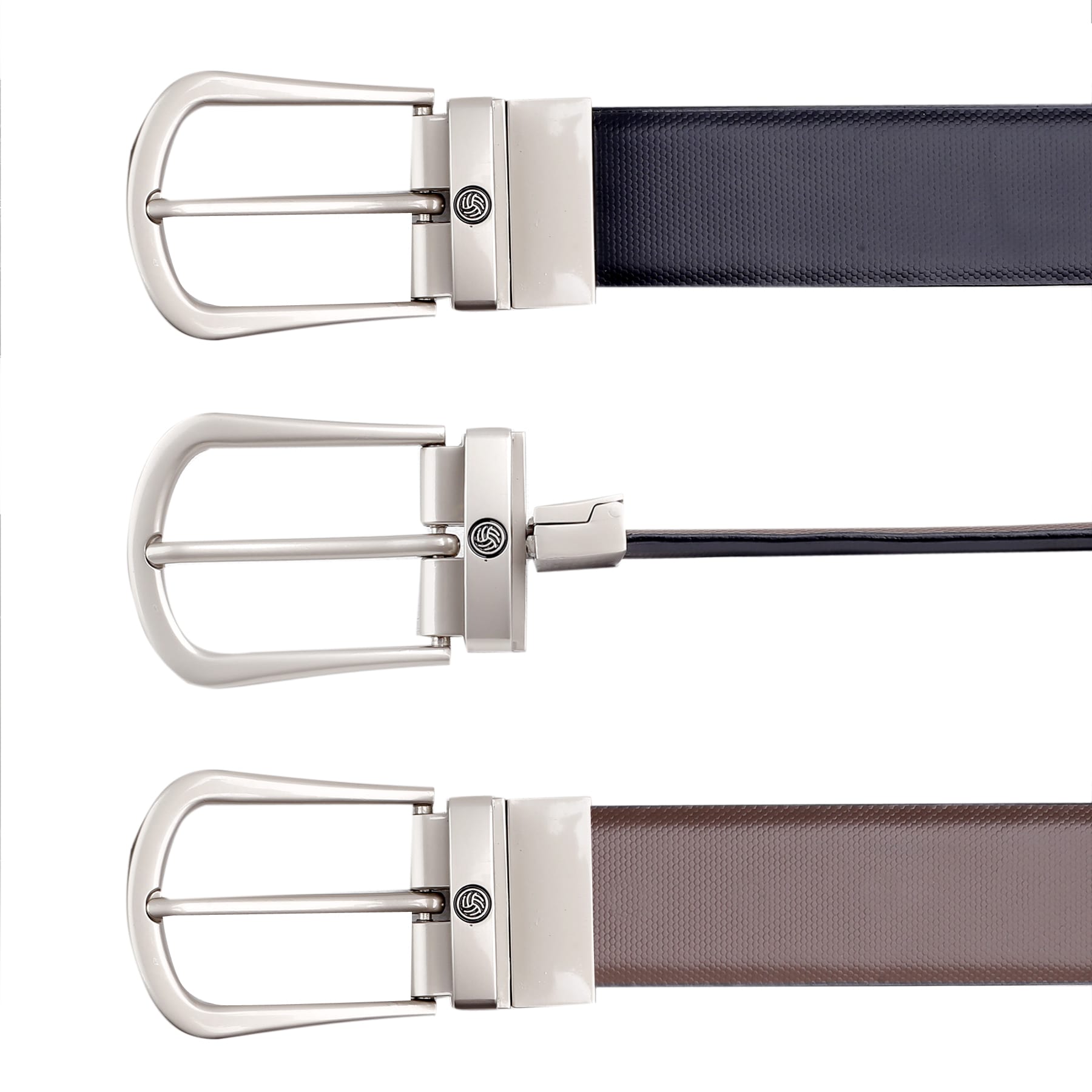 Reversible Genuine Leather Formal Dress Belts