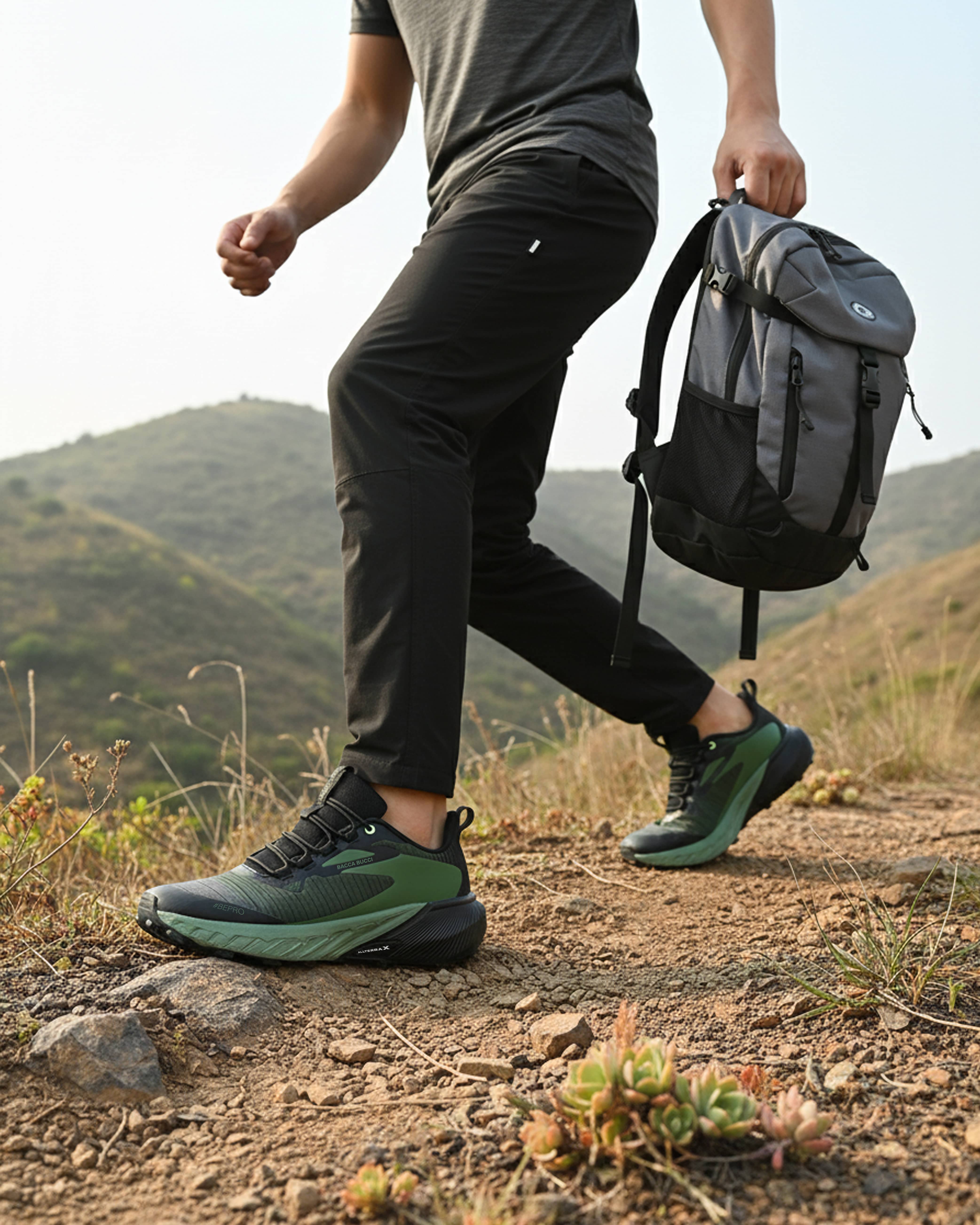 Bacca Bucci TrekZON Trekking & Trail Running Shoes with AllTerraX Grip Outsole