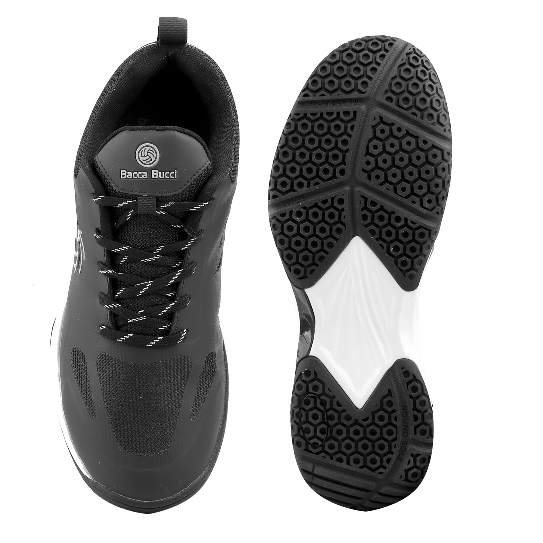 Bacca Bucci SMASHTREK All Court Badminton Shoes with Memory Padded Insocks and Arch Support