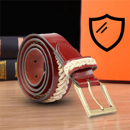 Men Braided Belt